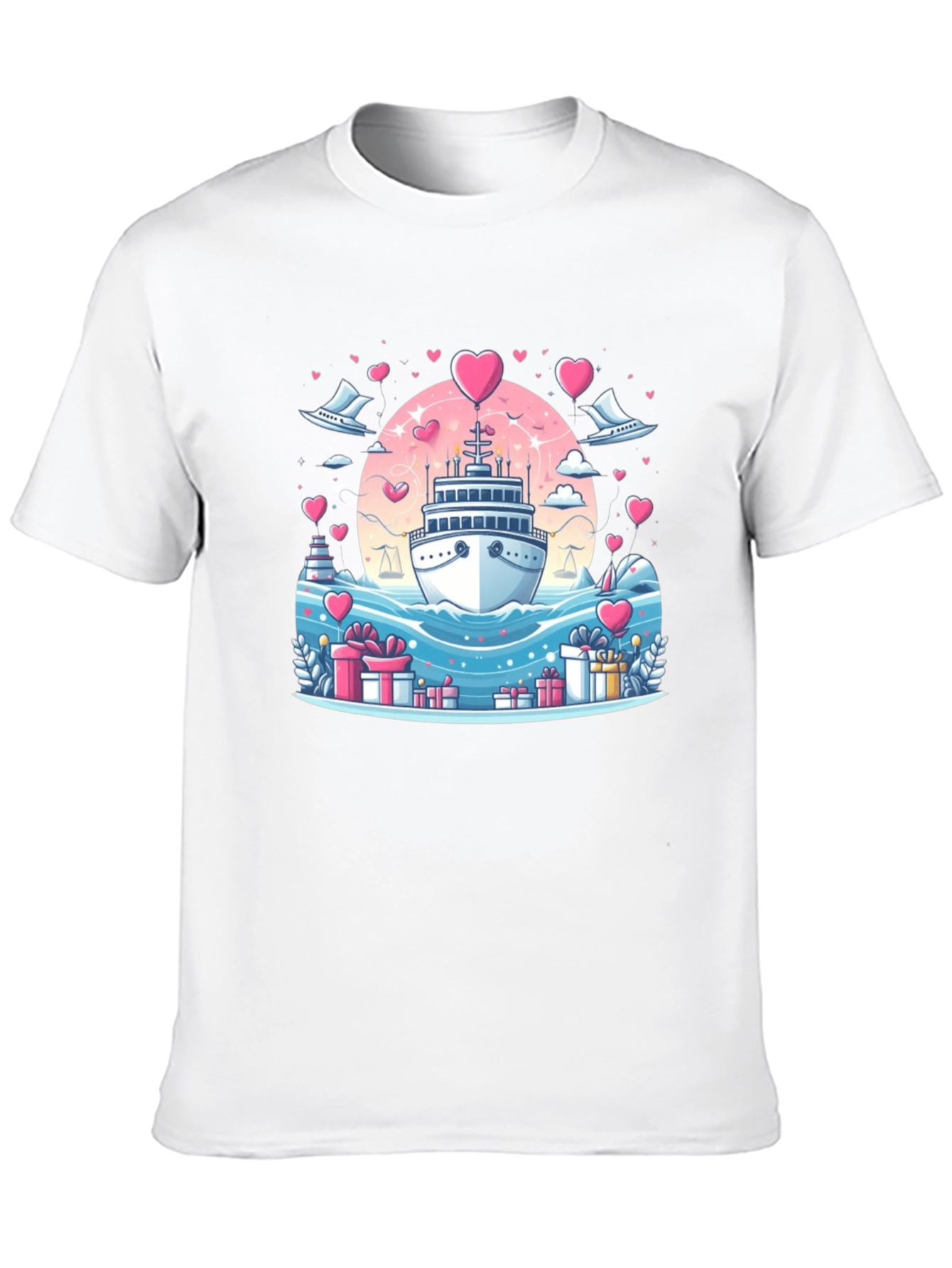 Romantic Cruise Graphic T-Shirt