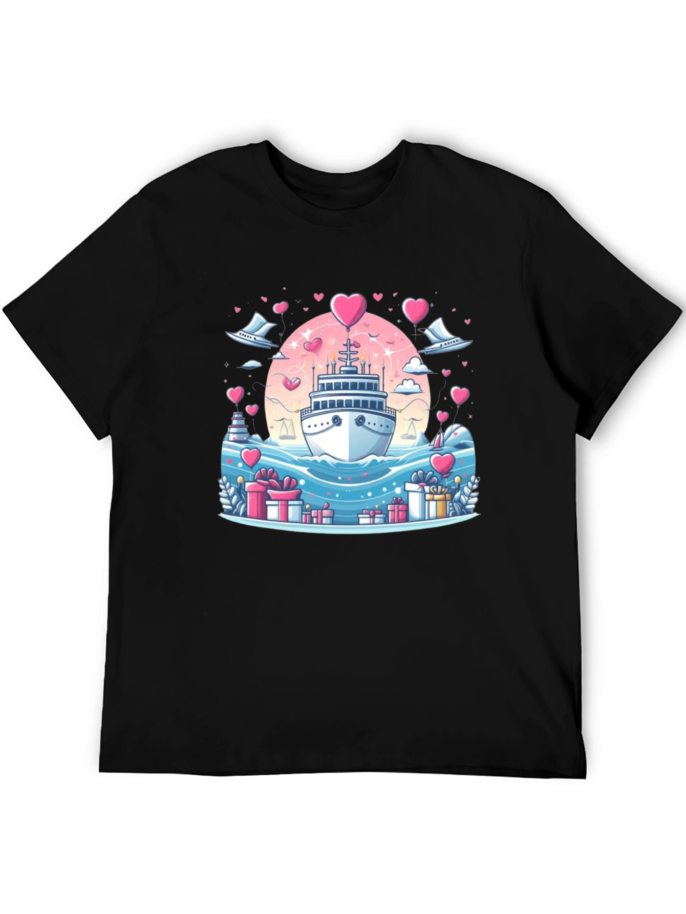 Romantic Cruise Graphic T-Shirt