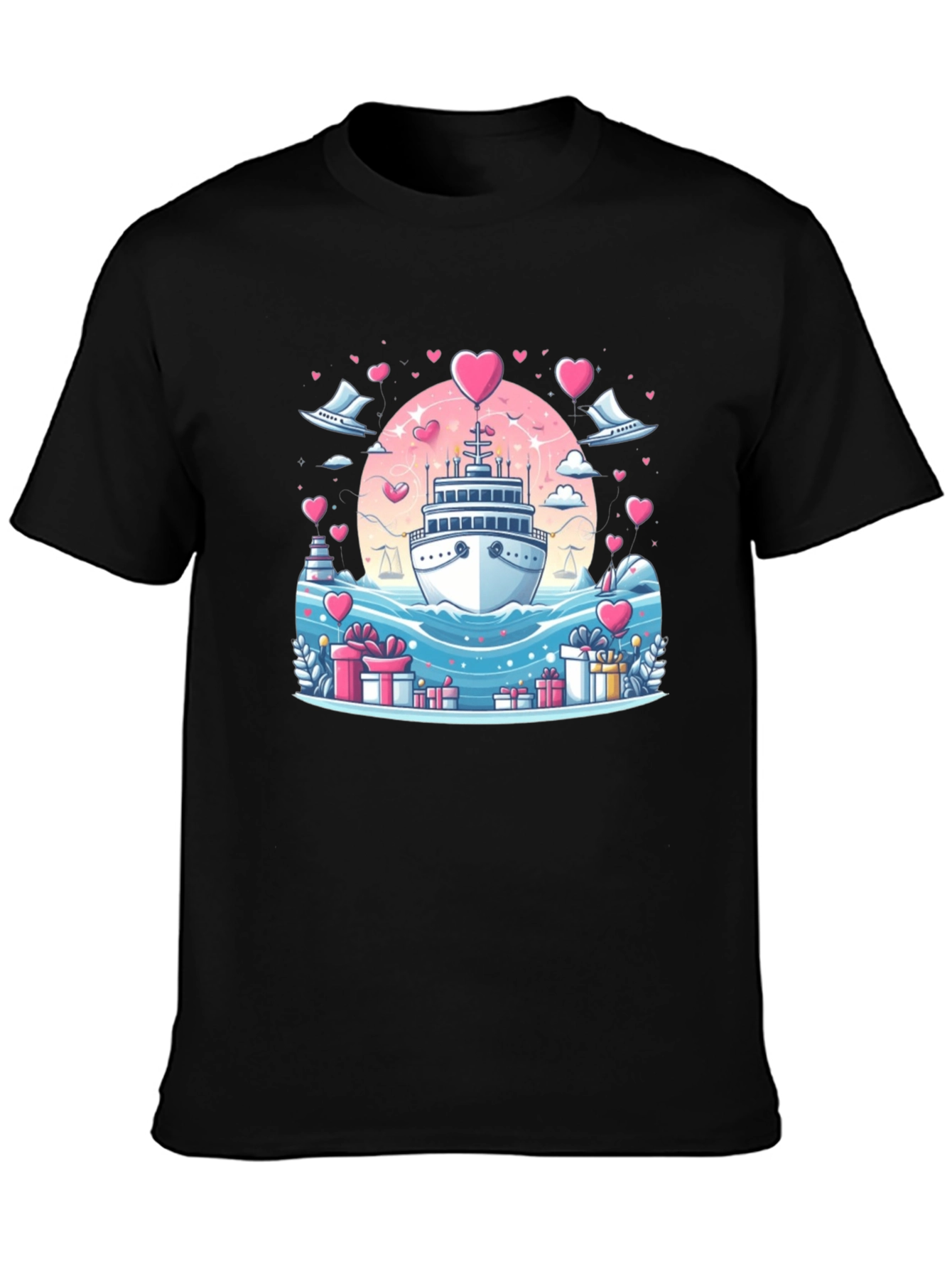 Romantic Cruise Graphic T-Shirt