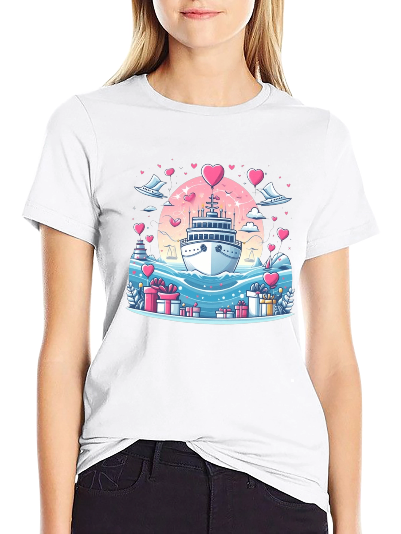 Romantic Cruise Graphic T-Shirt