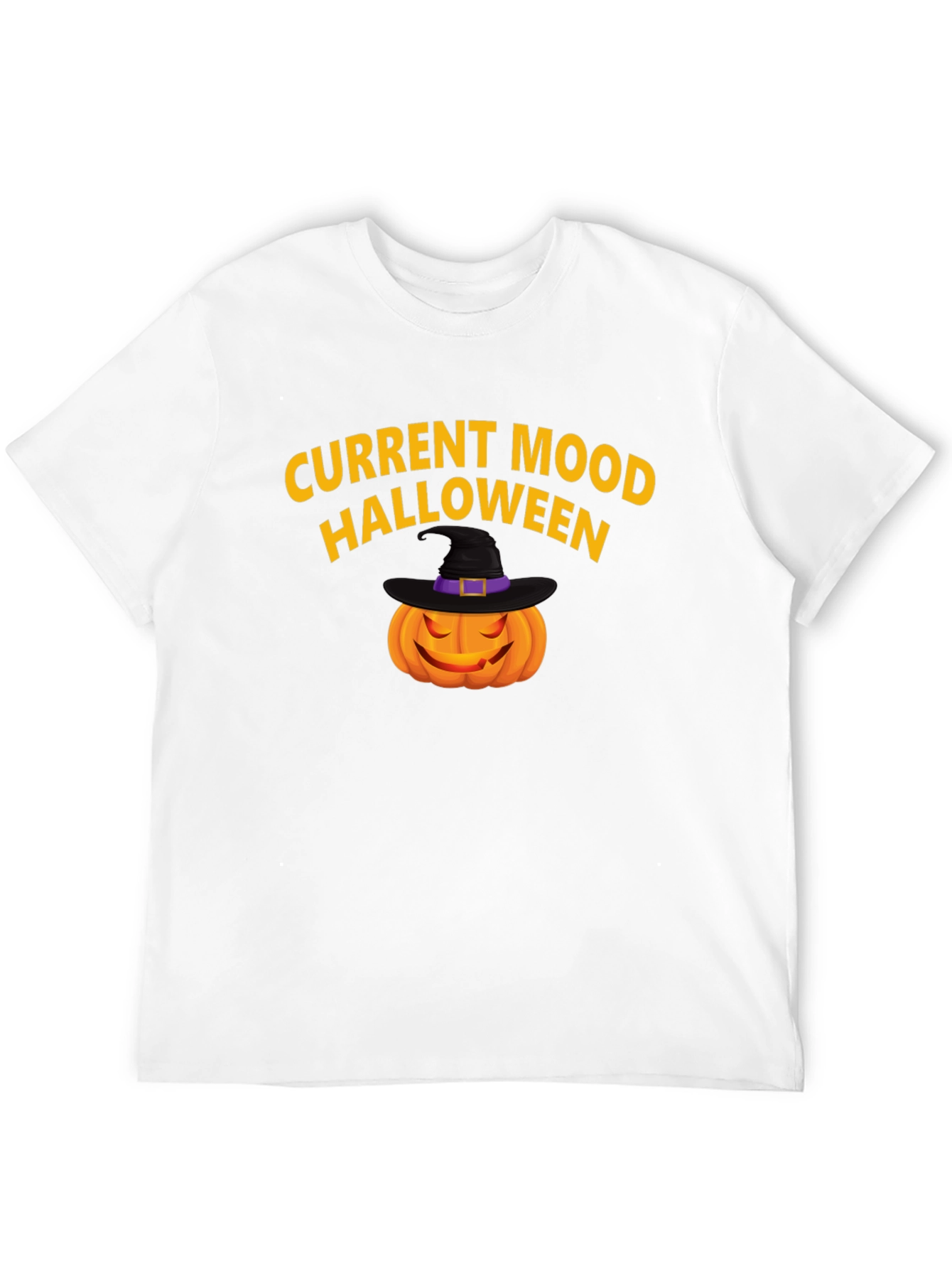 Halloween Mood T-Shirt - Pumpkin Witch Hat