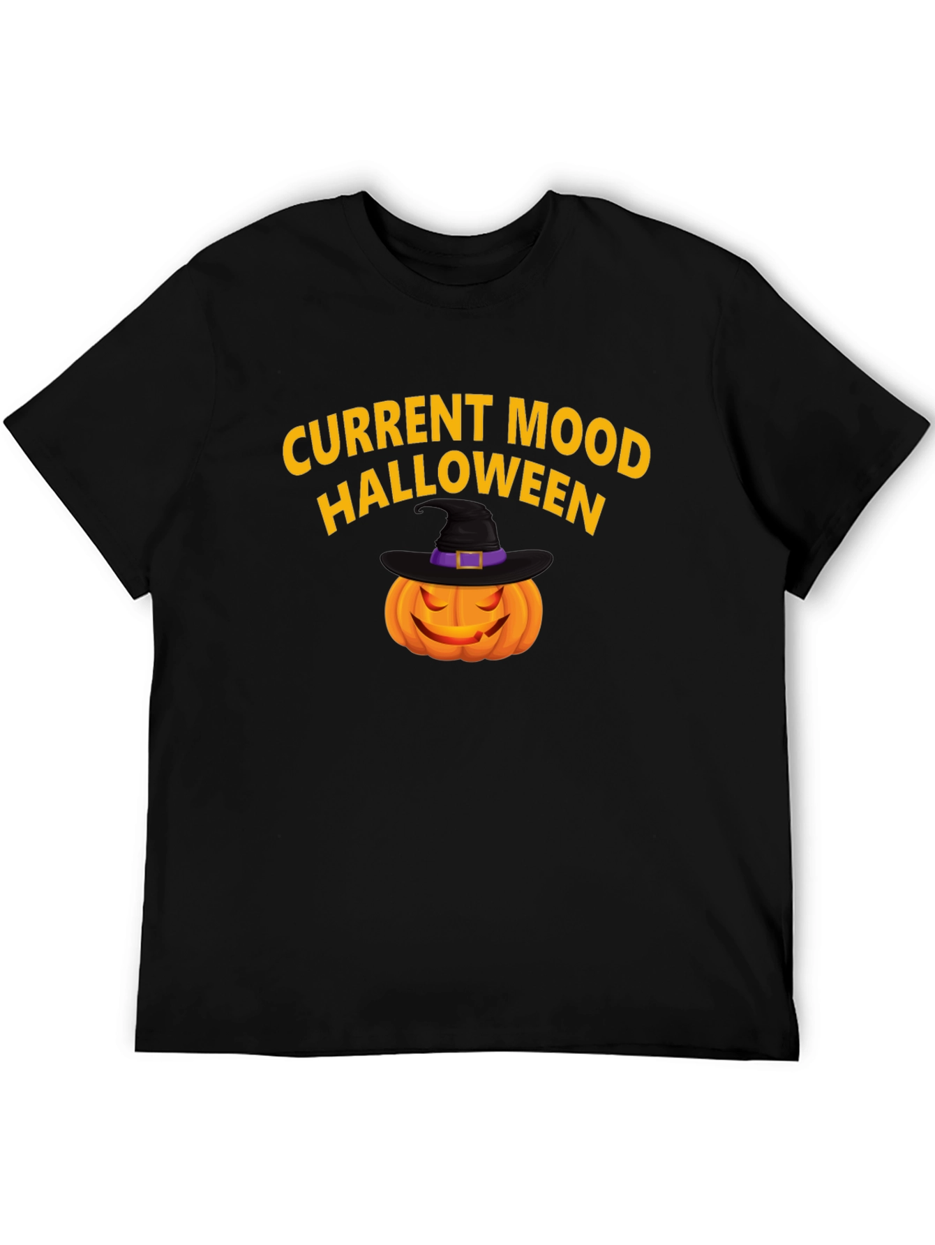 Halloween Mood T-Shirt - Pumpkin Witch Hat