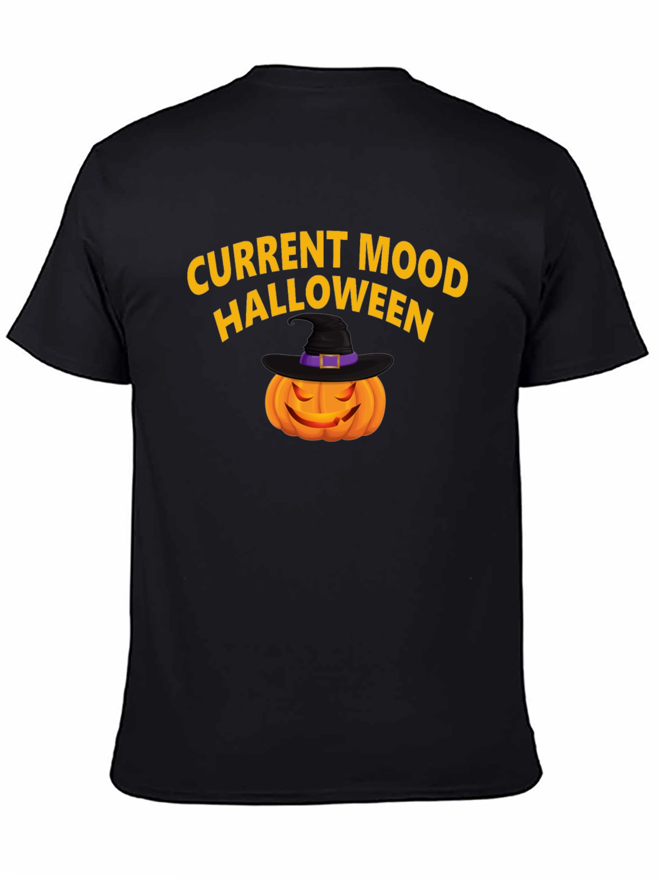 Halloween Mood T-Shirt - Pumpkin Witch Hat