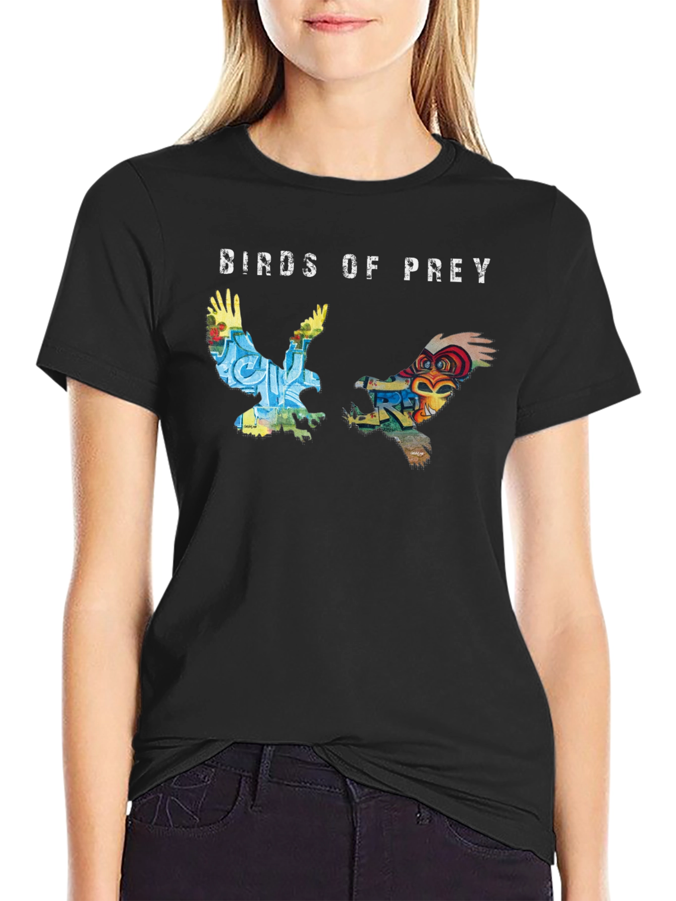 Birds of Prey Graphic Tee - Unique Design