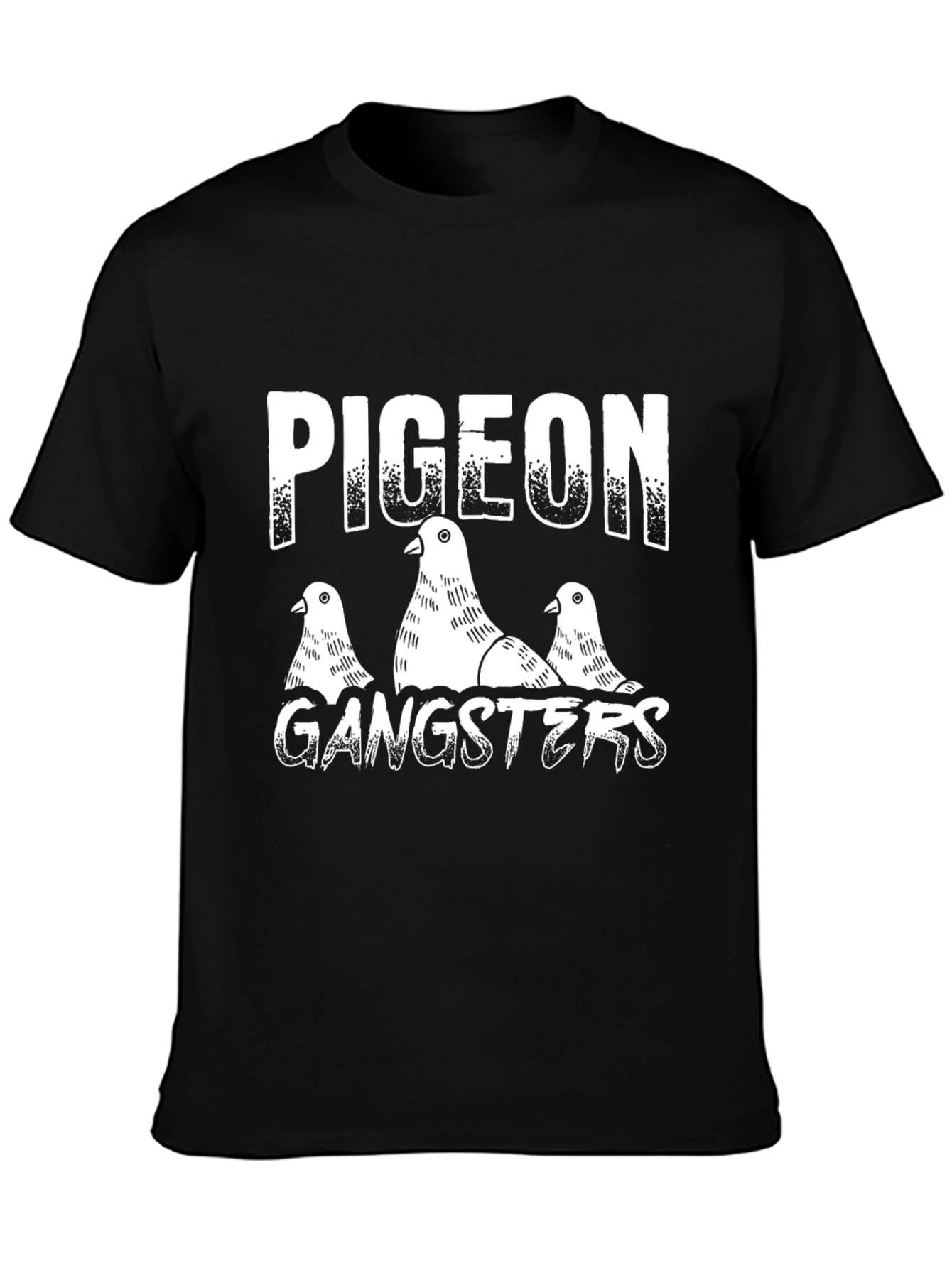 Pigeon Gangsters Graphic T-Shirt - Cool Streetwear
