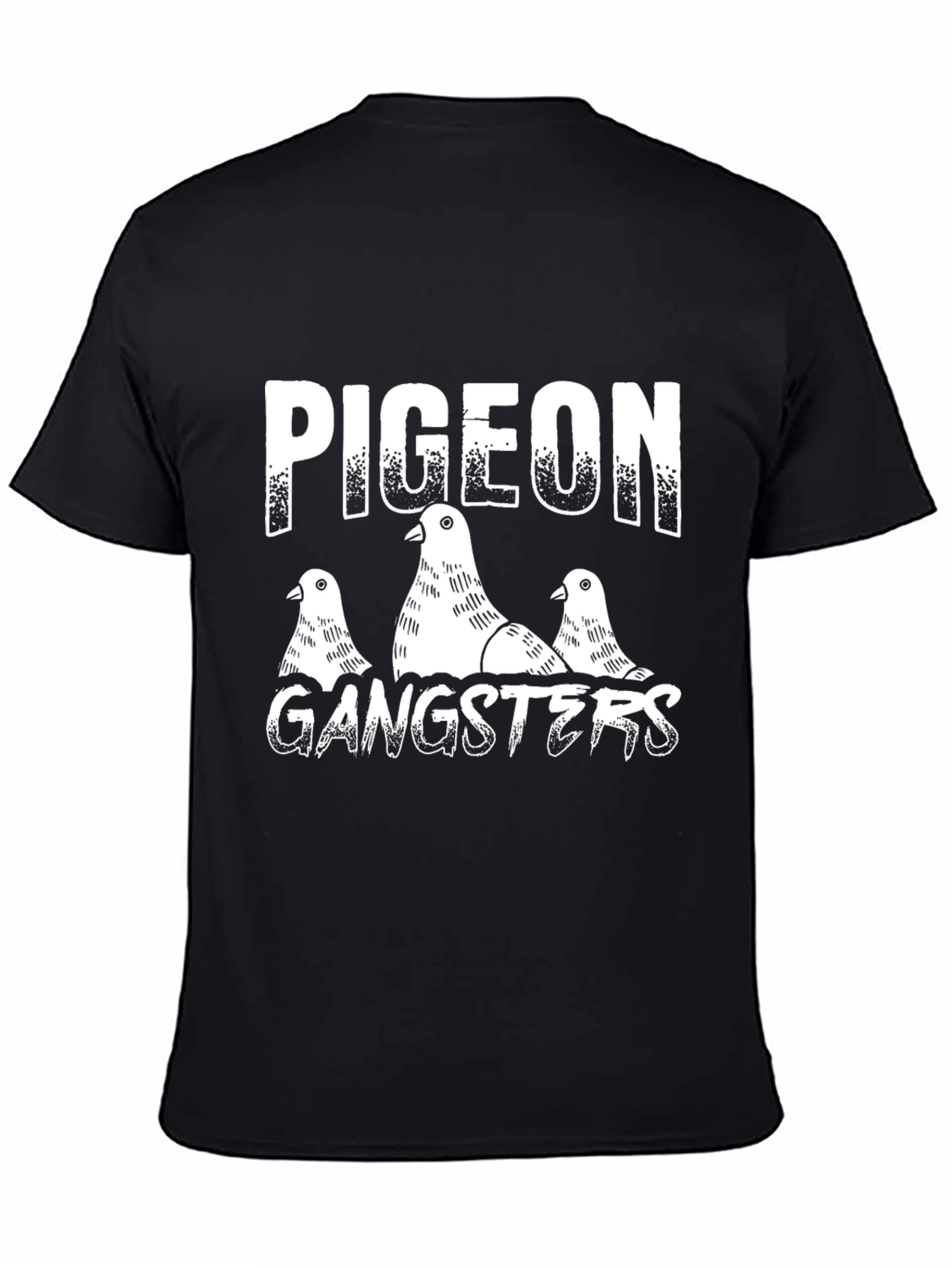 Pigeon Gangsters Graphic T-Shirt - Cool Streetwear