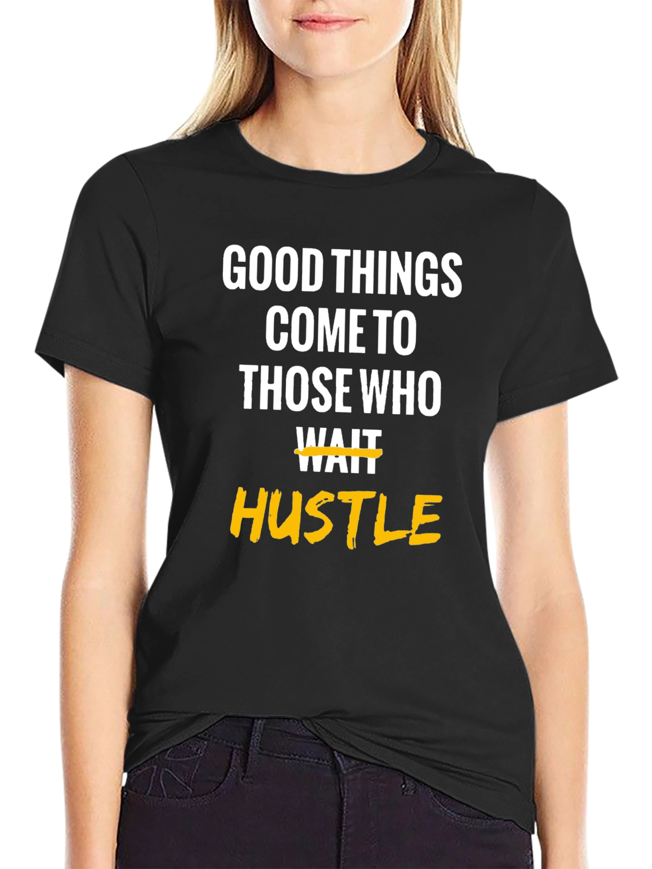 Motivational Hustle Graphic T-Shirt