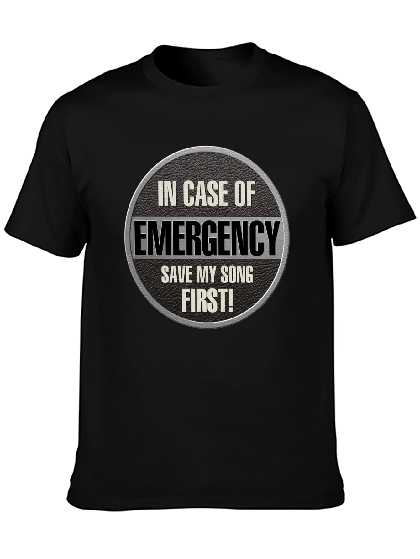 Emergency Save My Song First Graphic T-Shirt