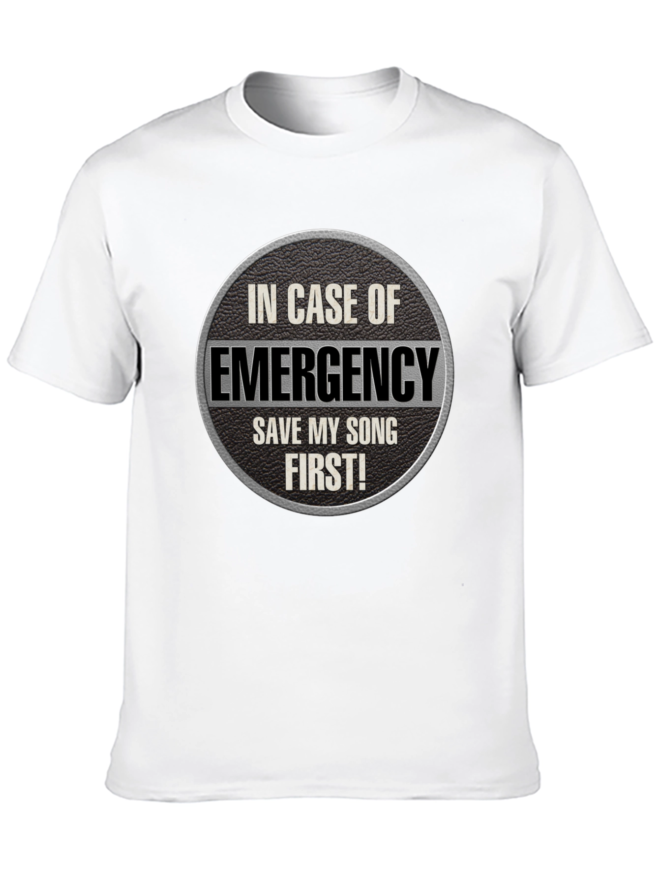 Emergency Save My Song First Graphic T-Shirt