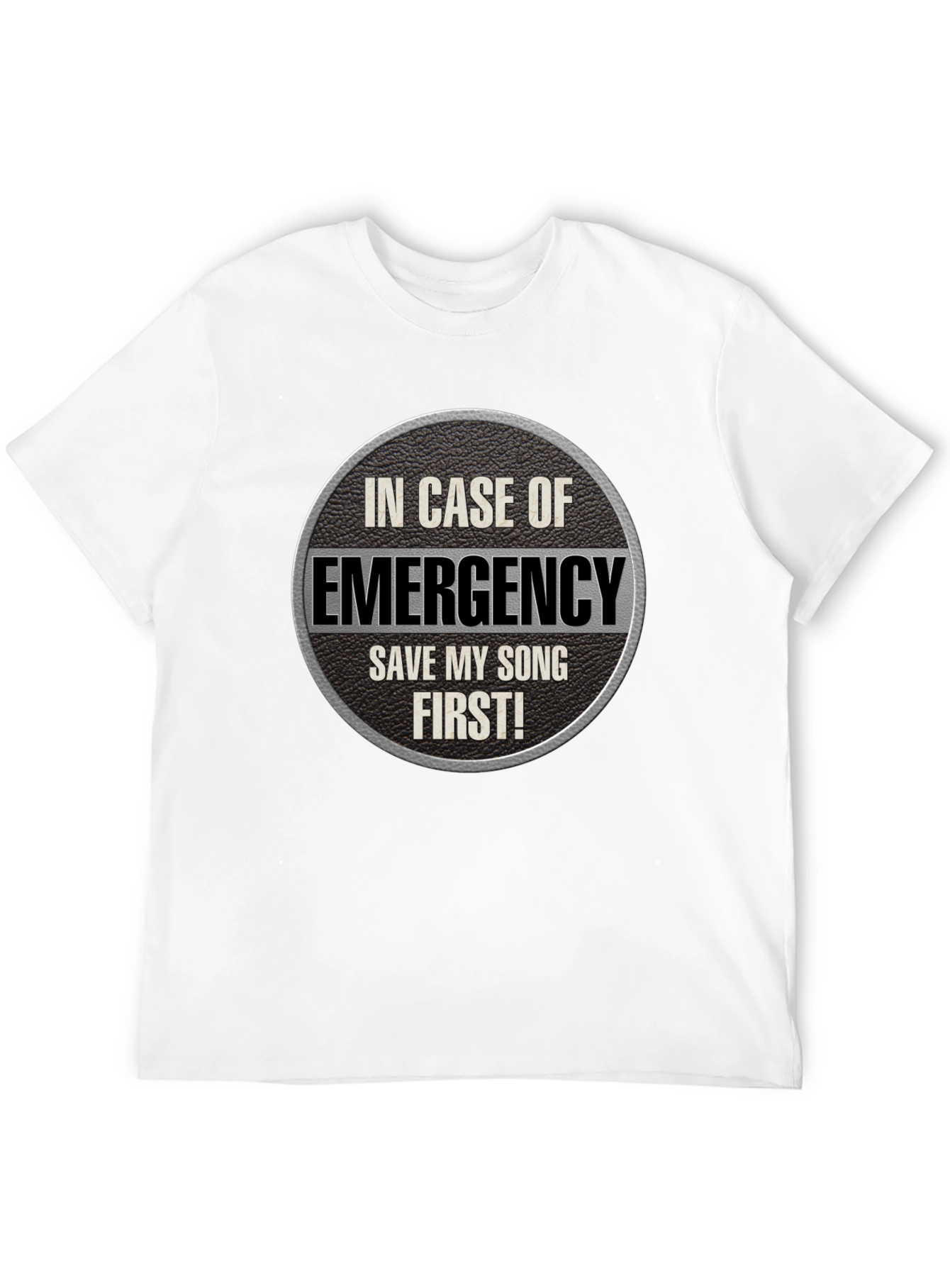 Emergency Save My Song First Graphic T-Shirt