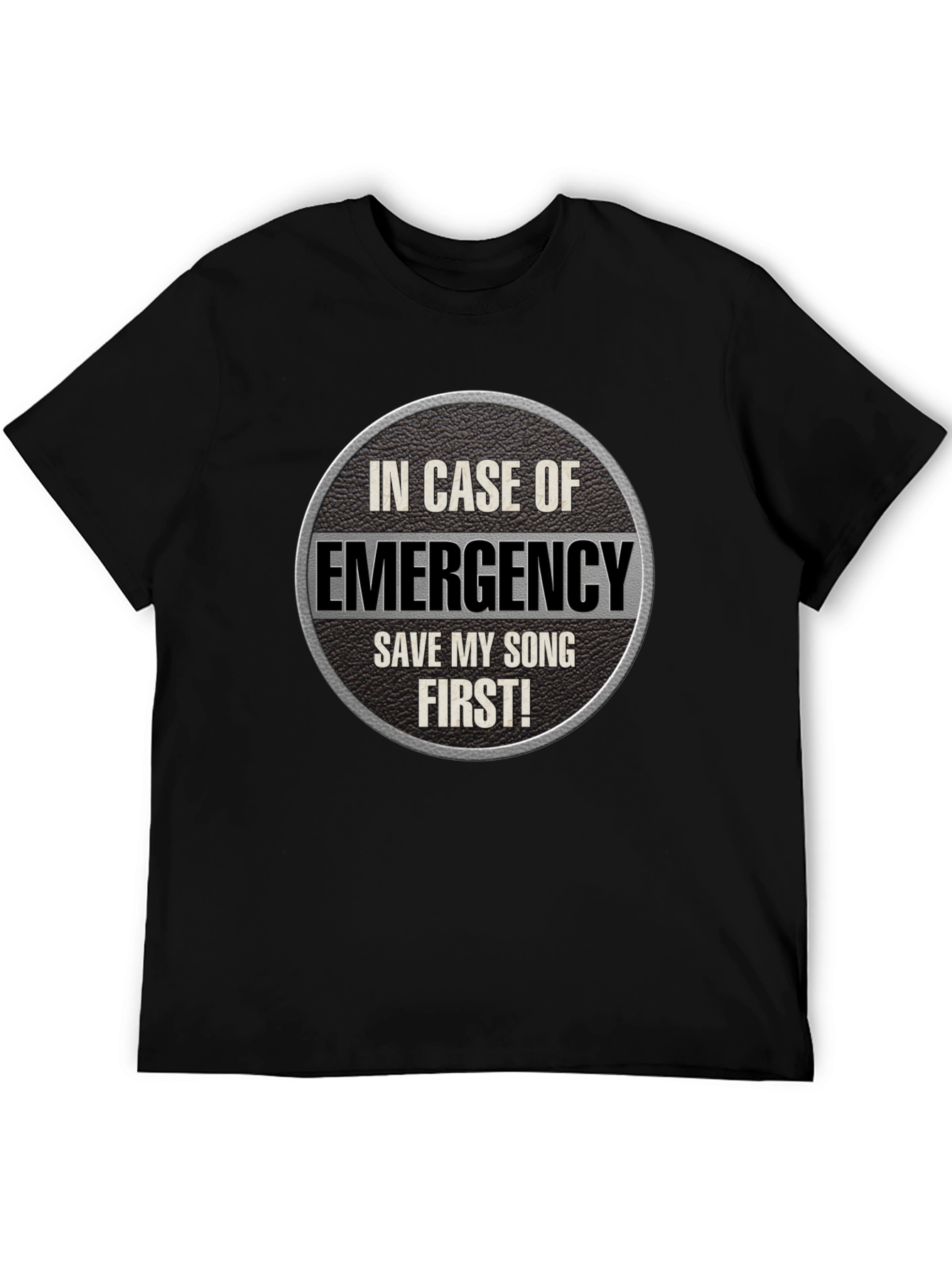 Emergency Save My Song First Graphic T-Shirt