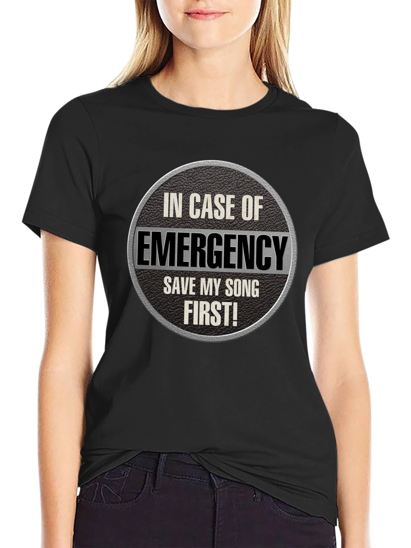 Emergency Save My Song First Graphic T-Shirt