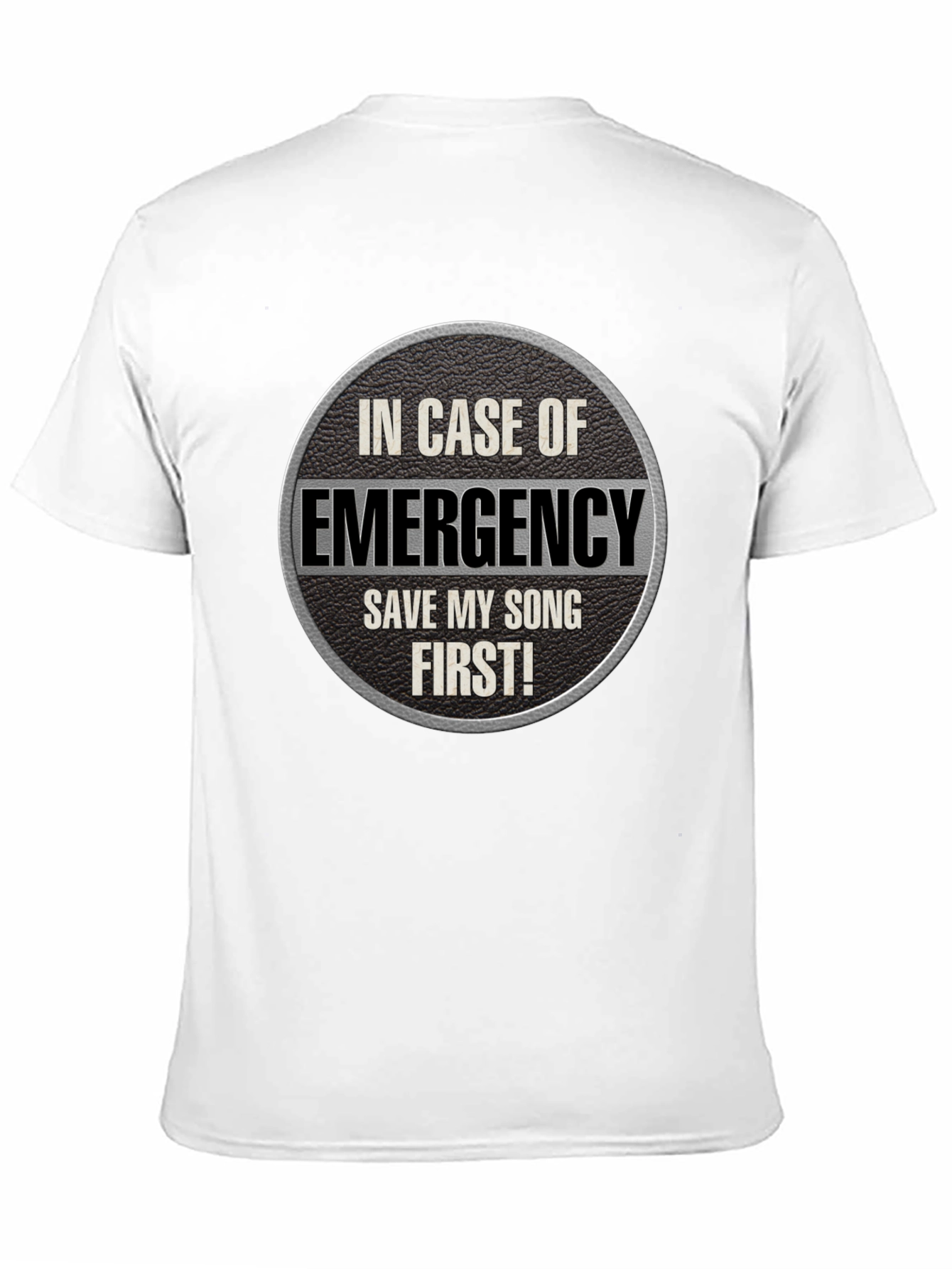 Emergency Save My Song First Graphic T-Shirt