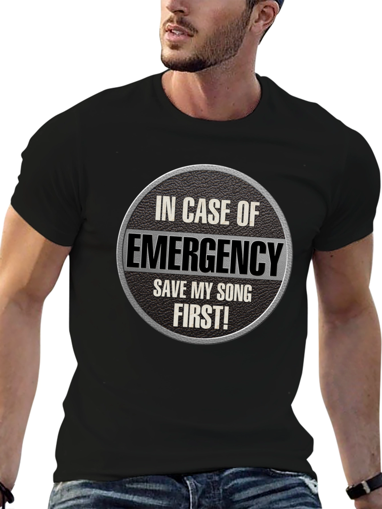 Emergency Save My Song First Graphic T-Shirt