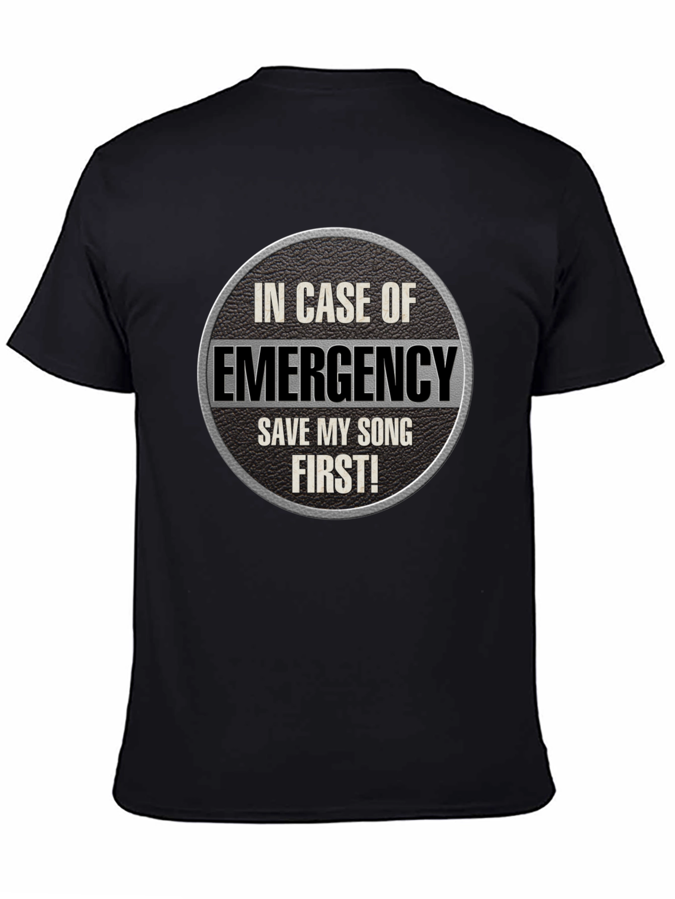 Emergency Save My Song First Graphic T-Shirt