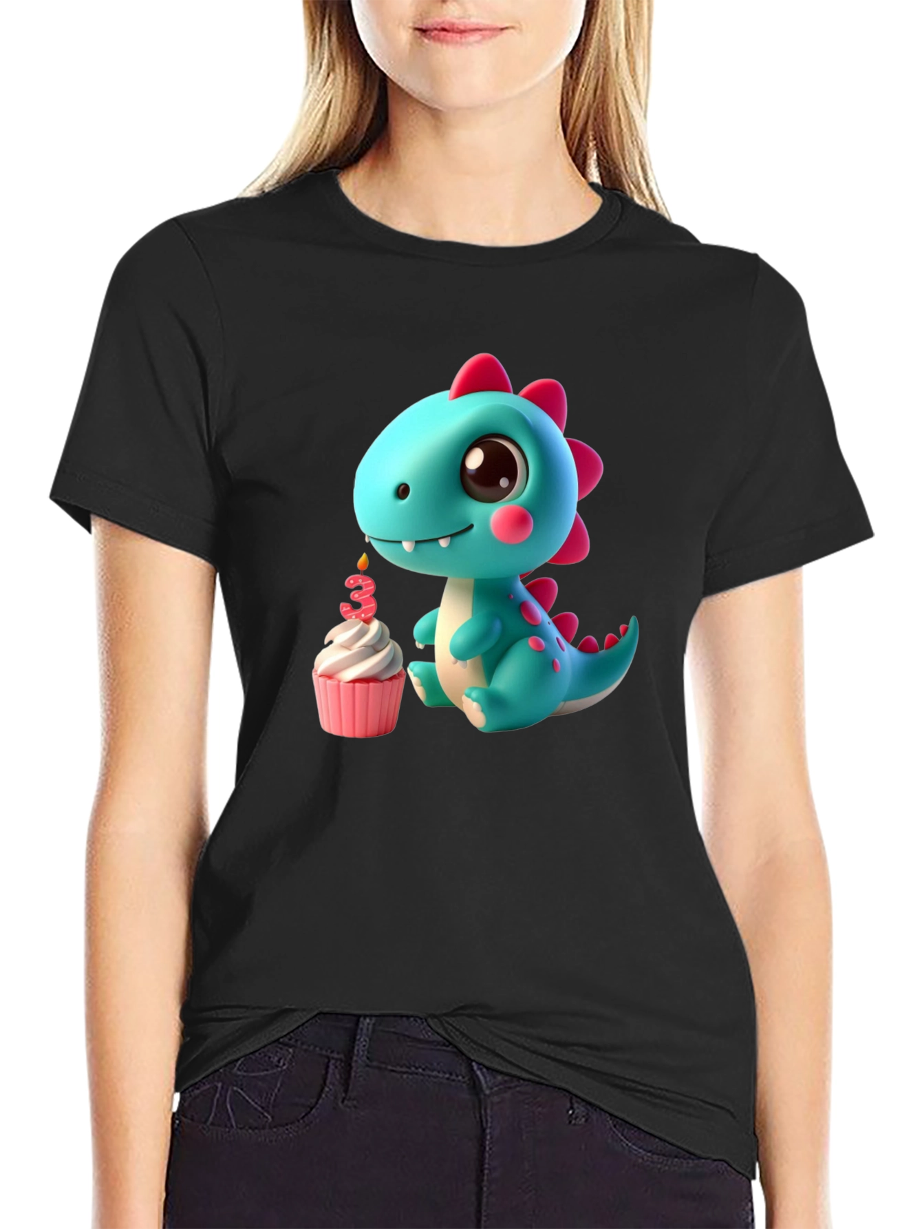 Cute Dinosaur 3rd Birthday T-Shirt