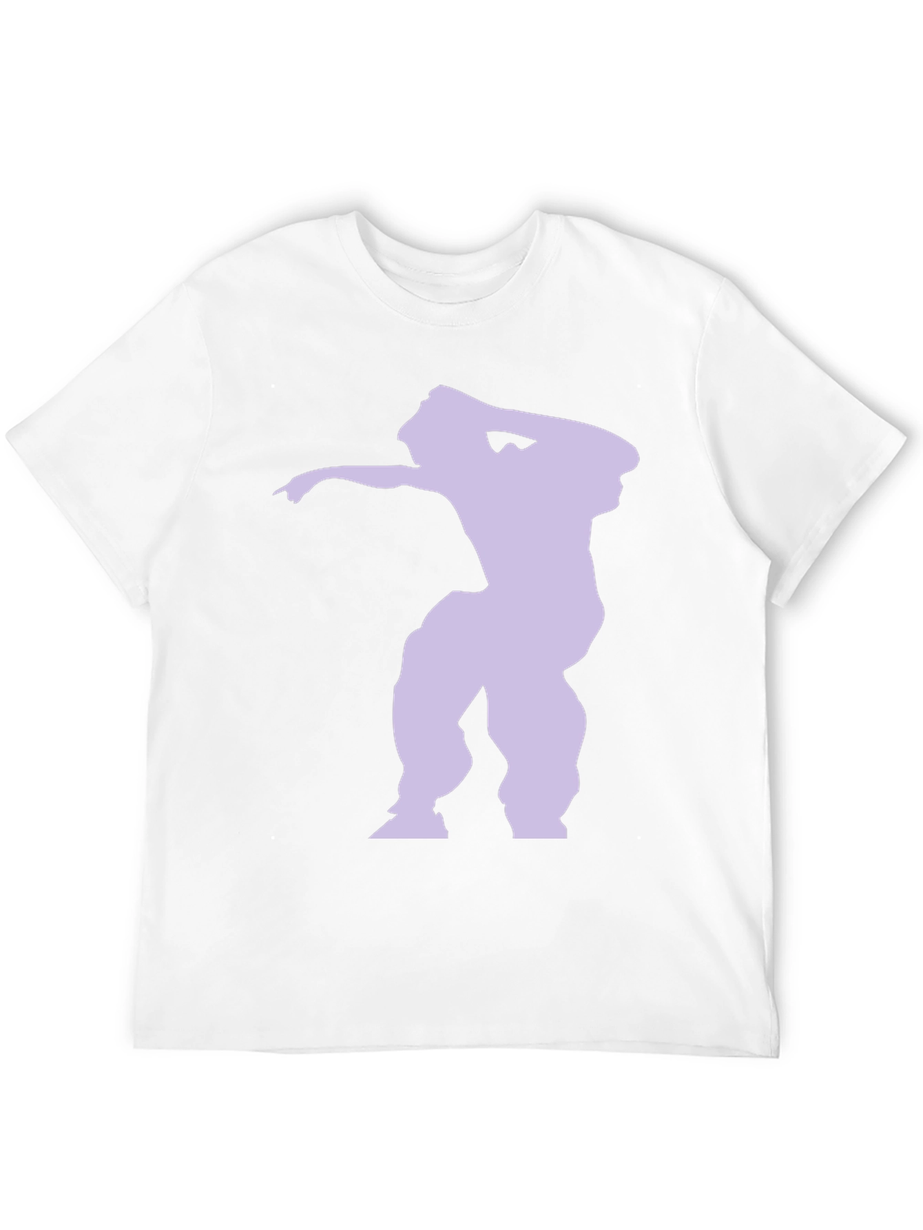 Dabbing Silhouette Graphic Tee - Black