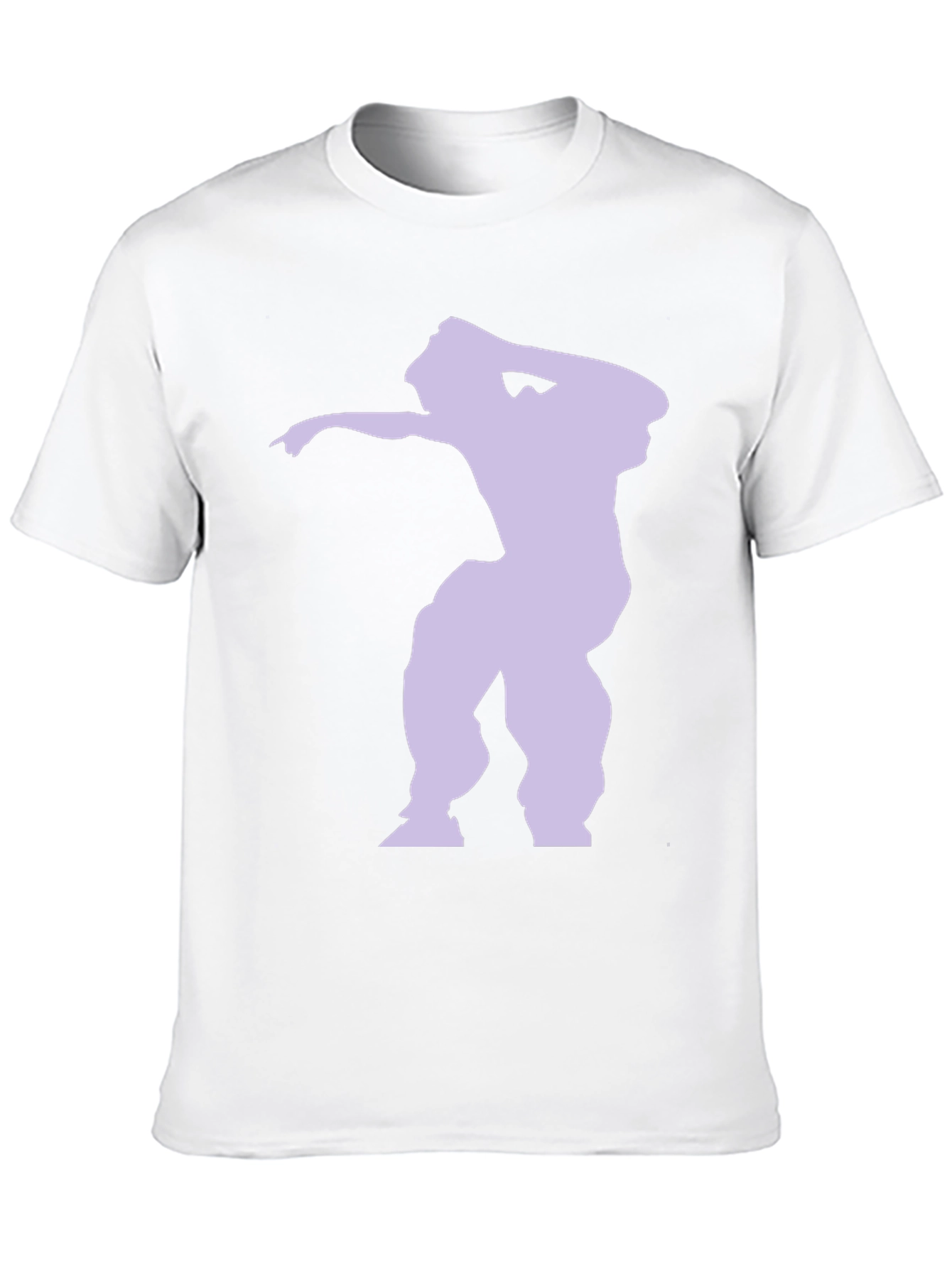 Dabbing Silhouette Graphic Tee - Black