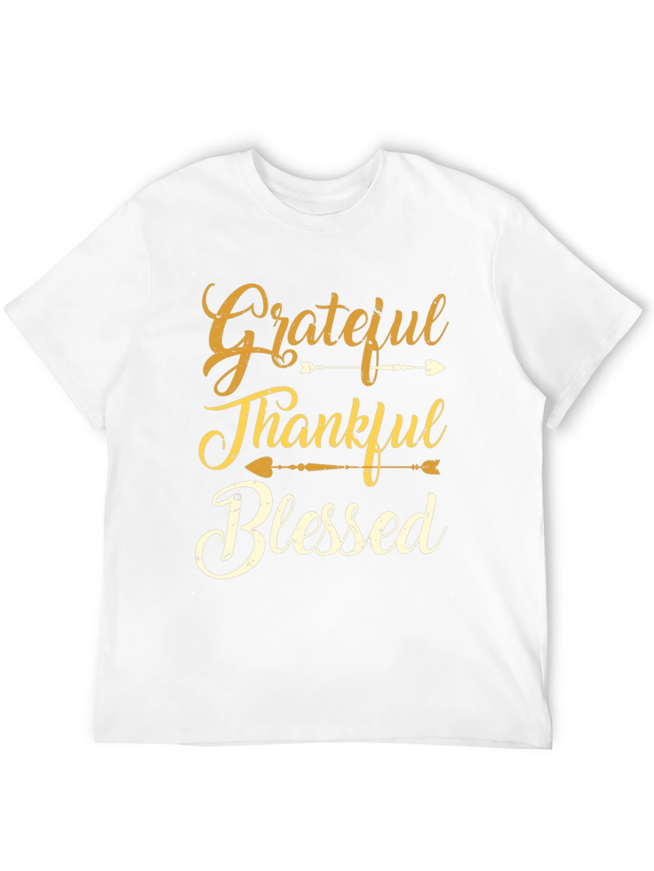 Grateful Thankful Blessed Graphic T-Shirt