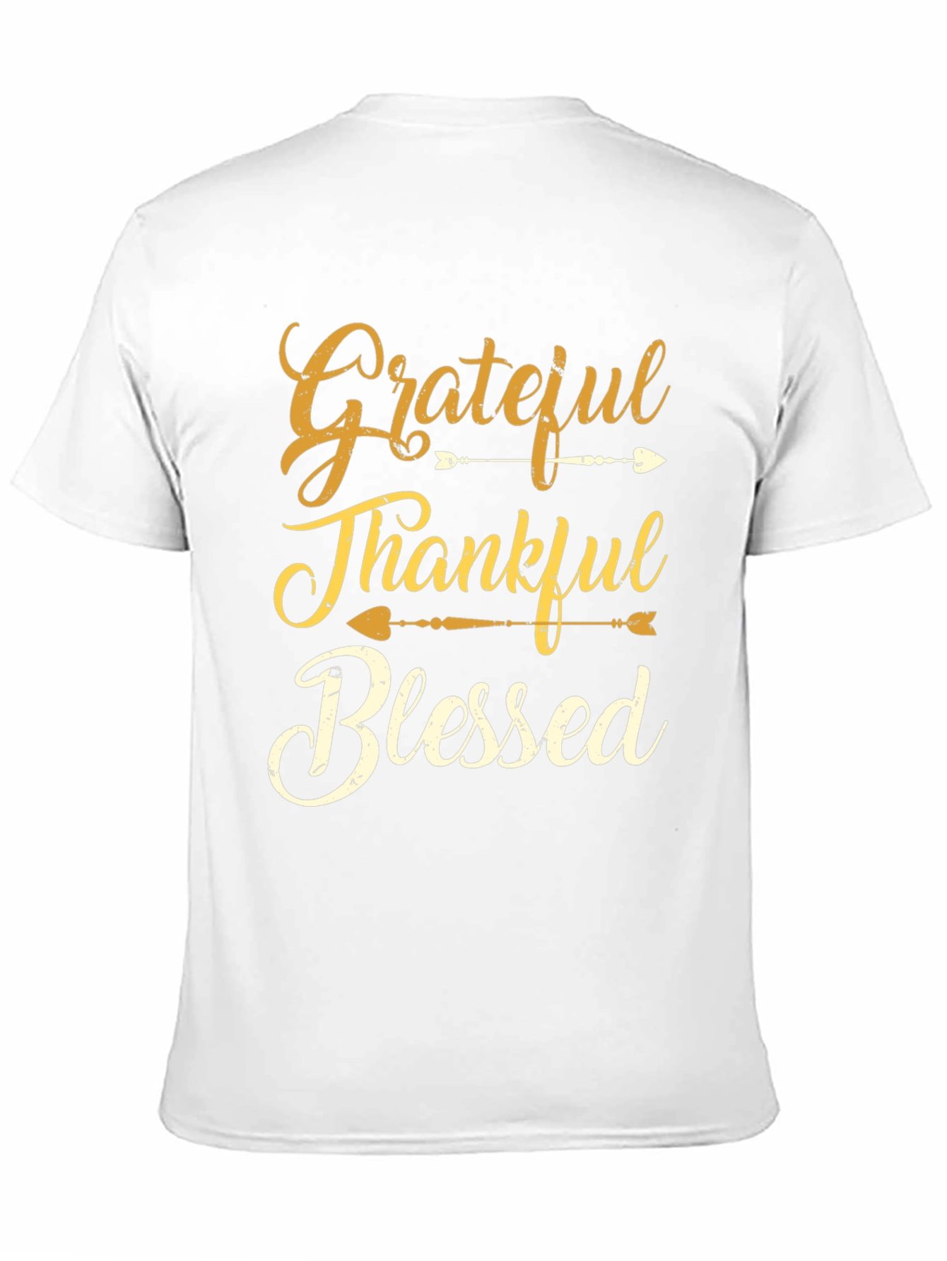 Grateful Thankful Blessed Graphic T-Shirt