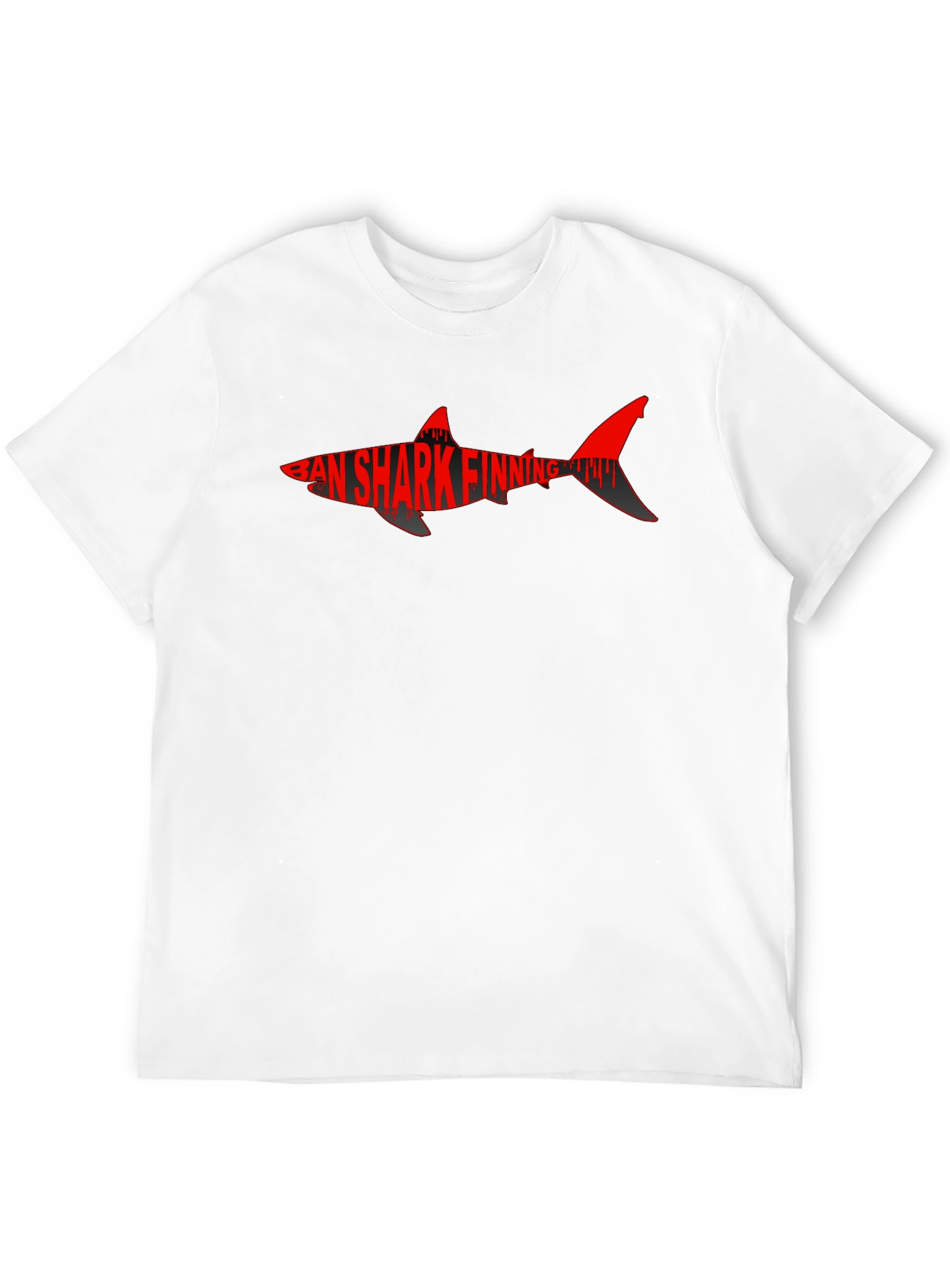Shark Finning T-Shirt - Black