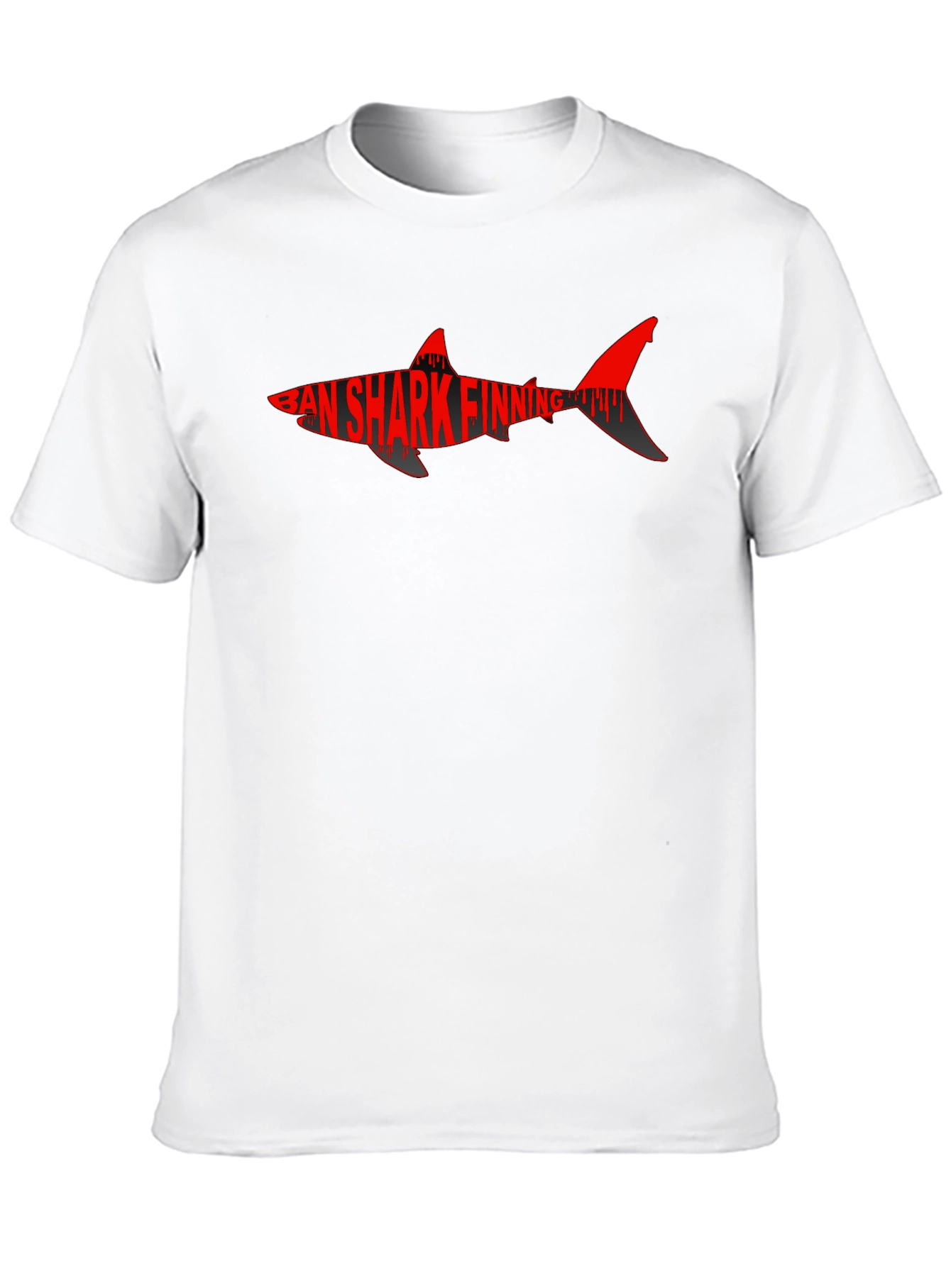 Shark Finning T-Shirt - Black
