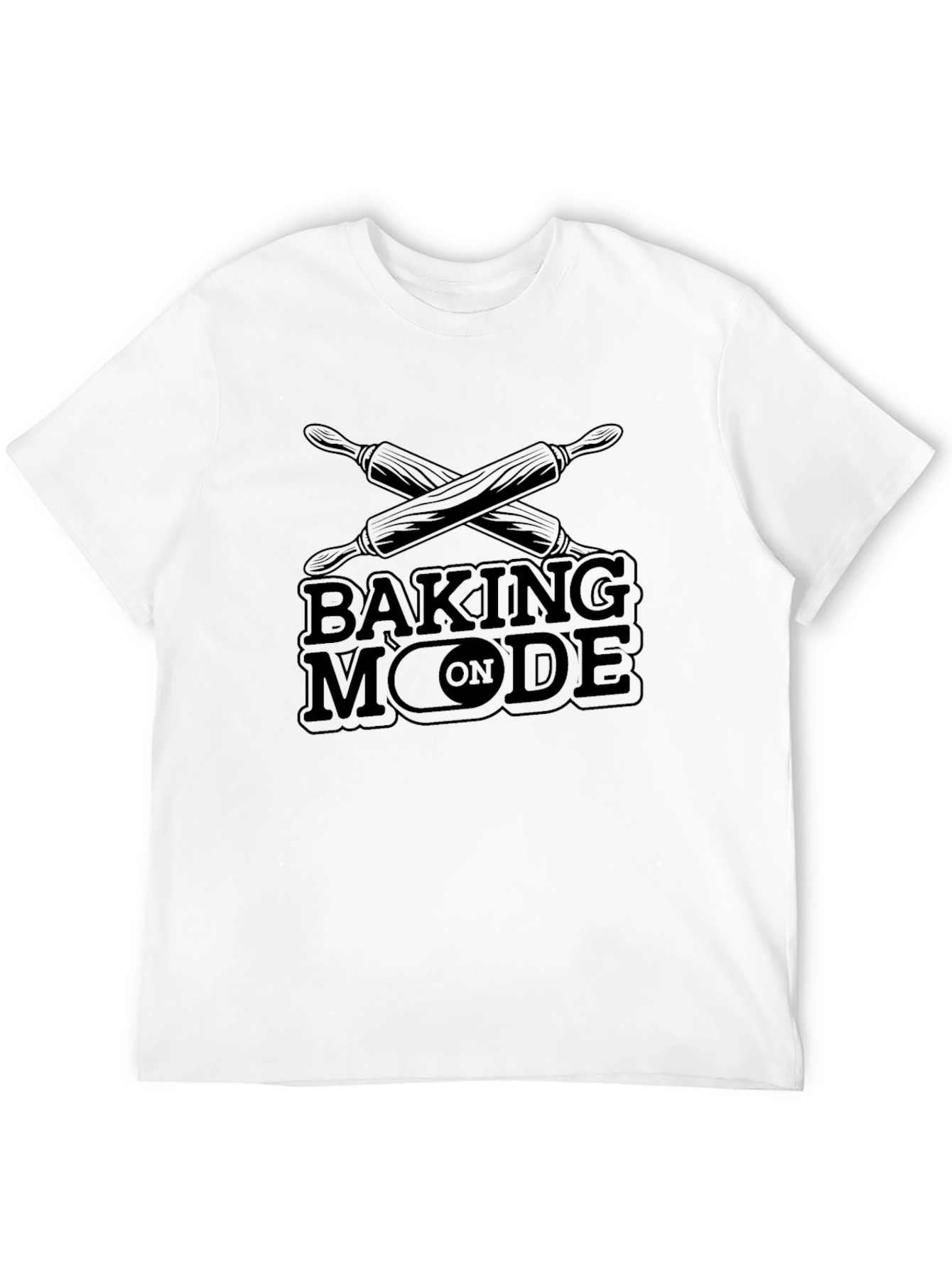 Baking Mode On Black T-Shirt