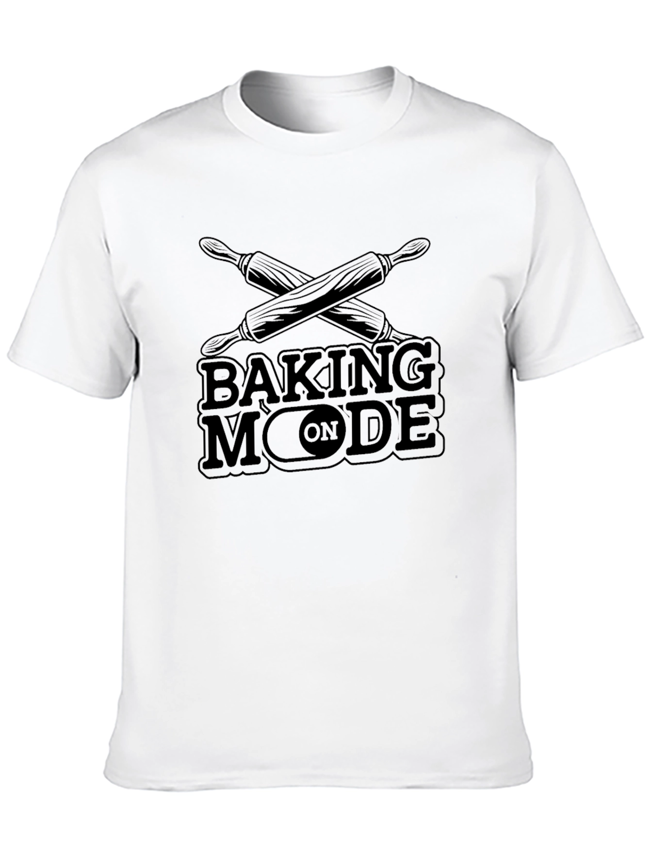 Baking Mode On Black T-Shirt