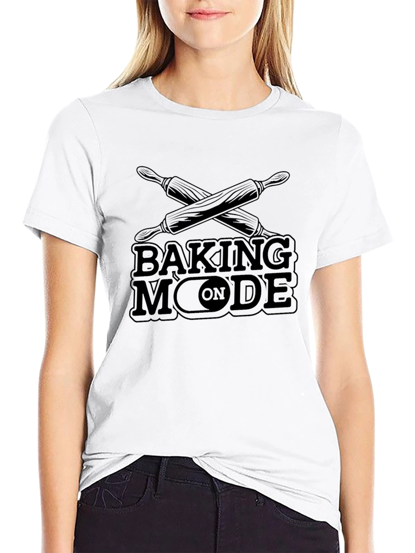 Baking Mode On Black T-Shirt