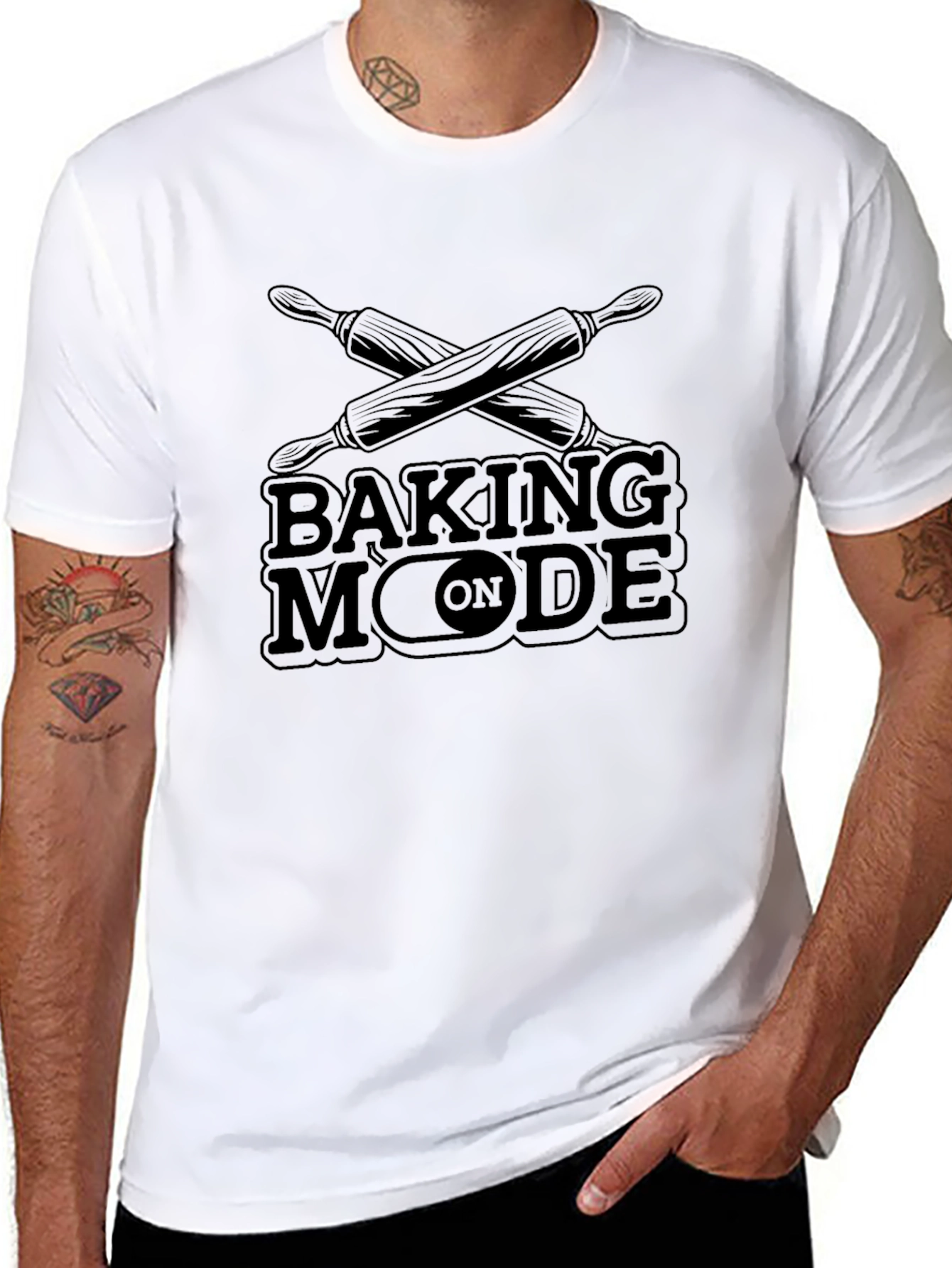 Baking Mode On Black T-Shirt