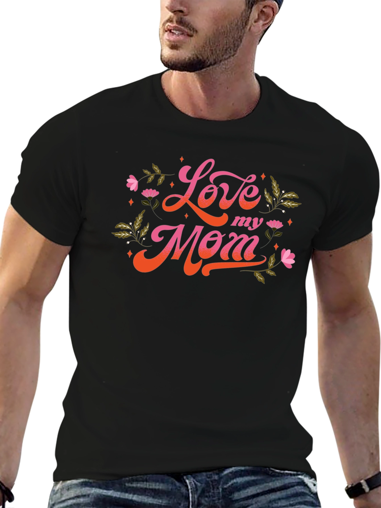 Love My Mom Graphic T-Shirt