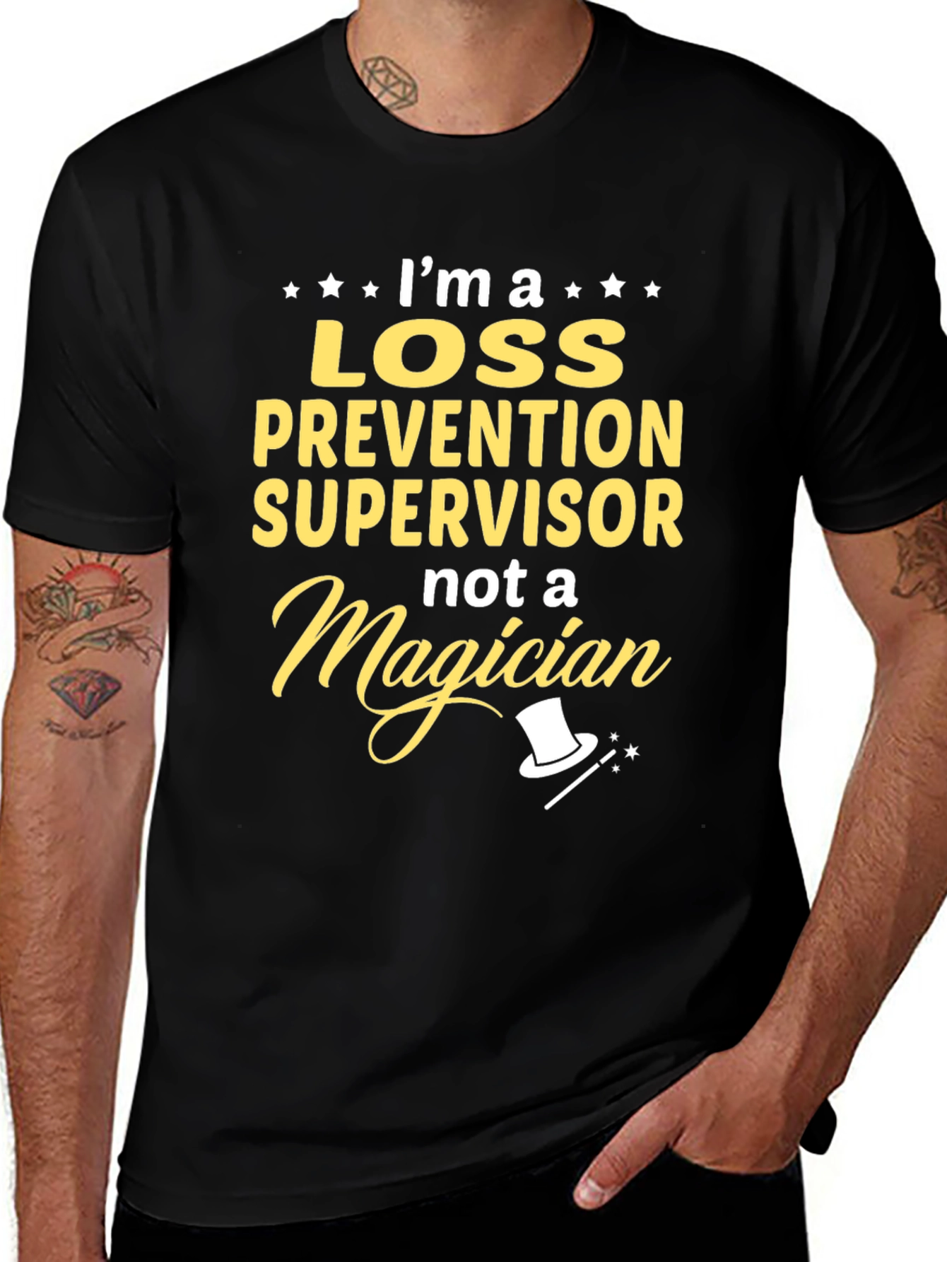 Loss Prevention Supervisor T-Shirt Funny Magician