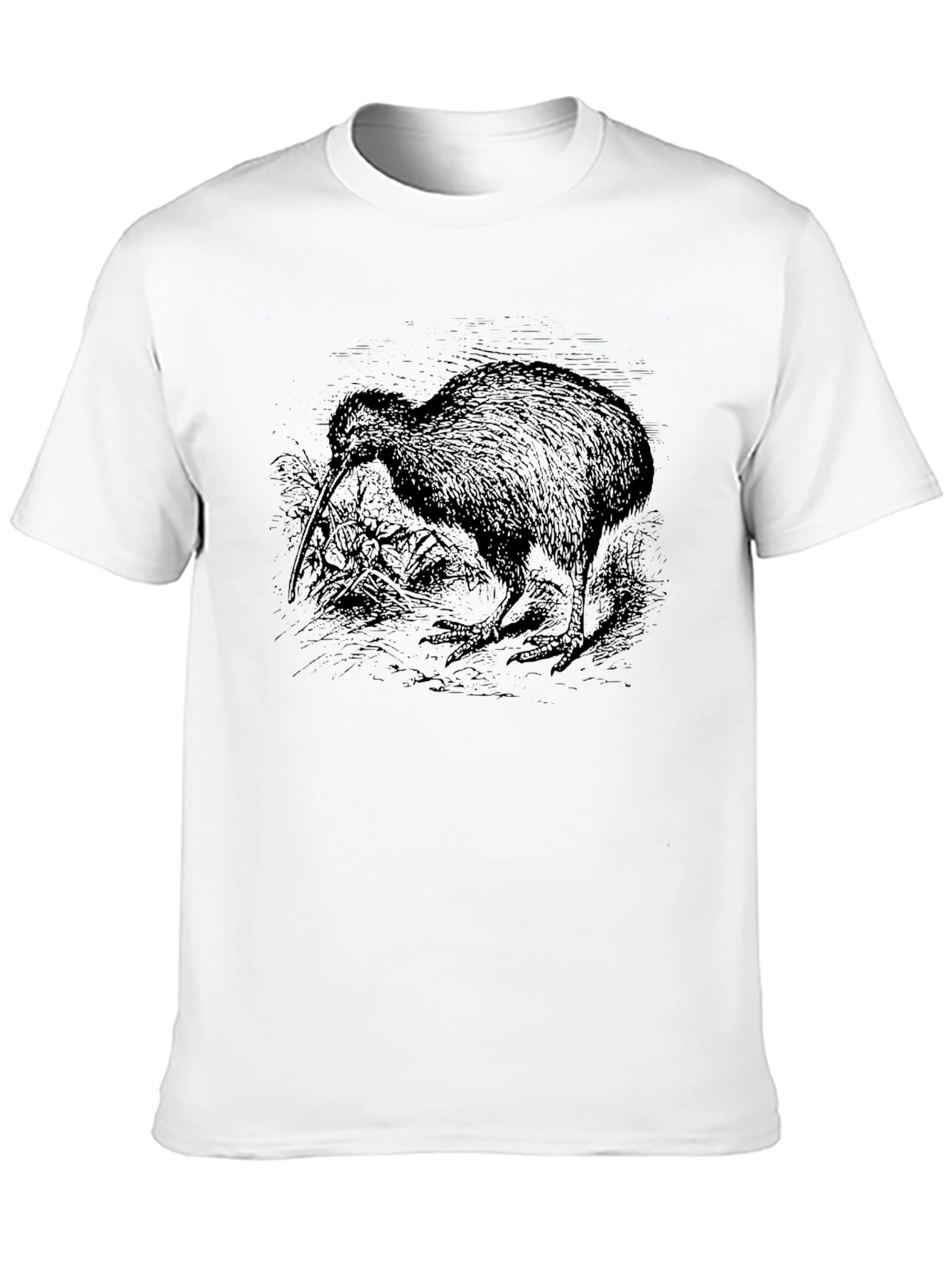 Kiwi Bird Graphic T-Shirt - Unisex Black Tee