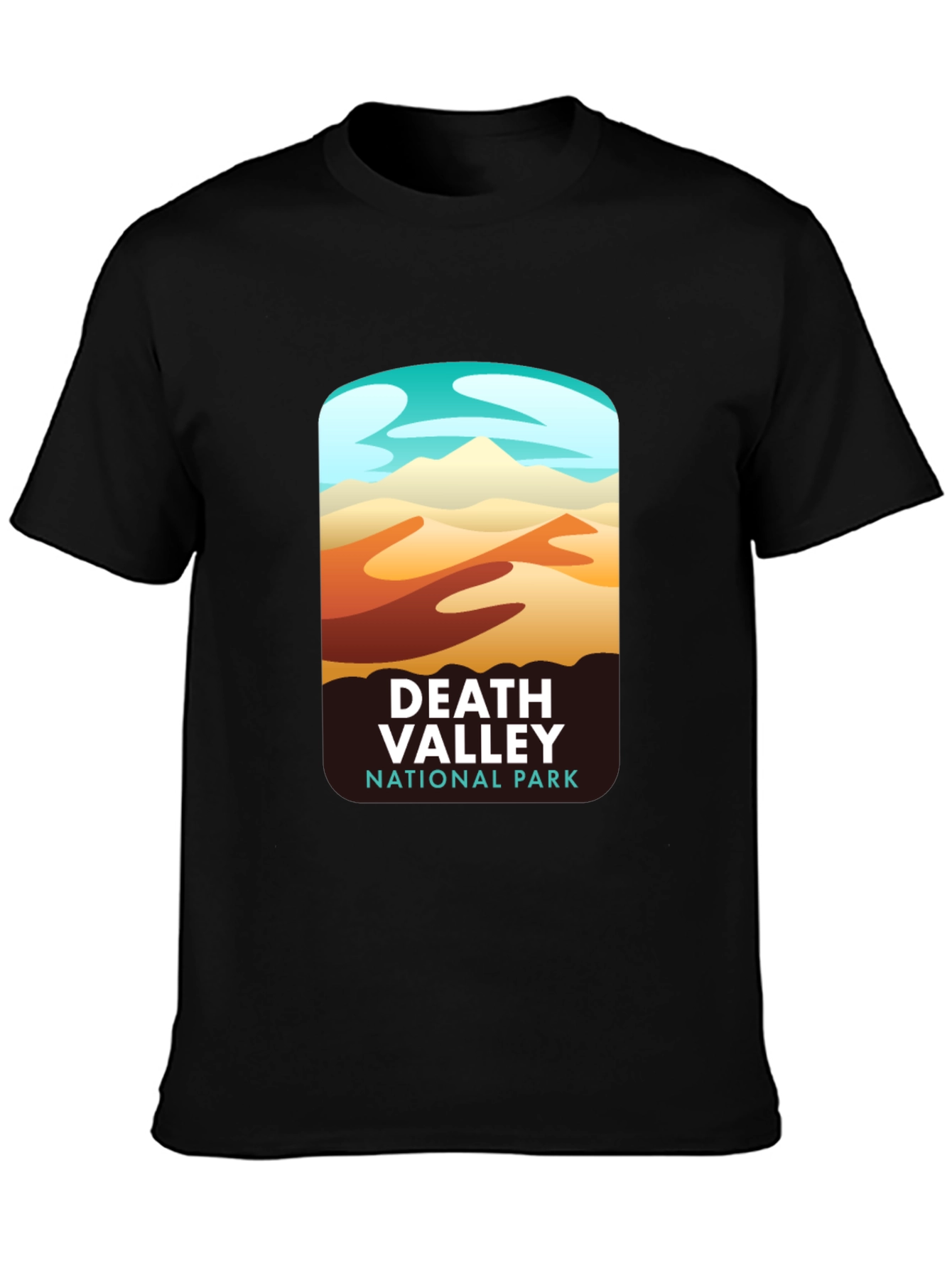 Death Valley National Park Black T-Shirt