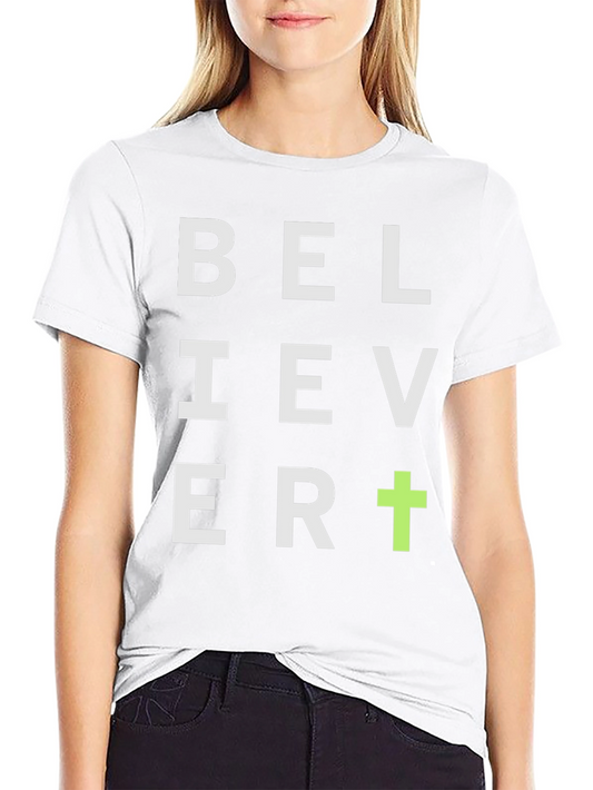 Believer Graphic Tee - Christian Faith T-Shirt