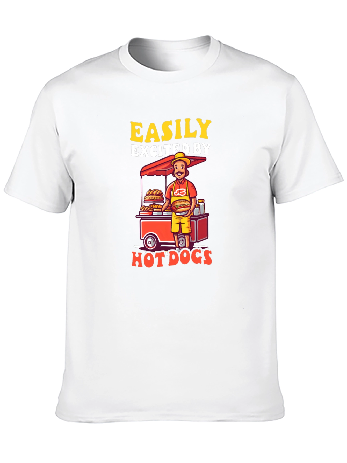 Easily Excited by Hot Dogs T-Shirt