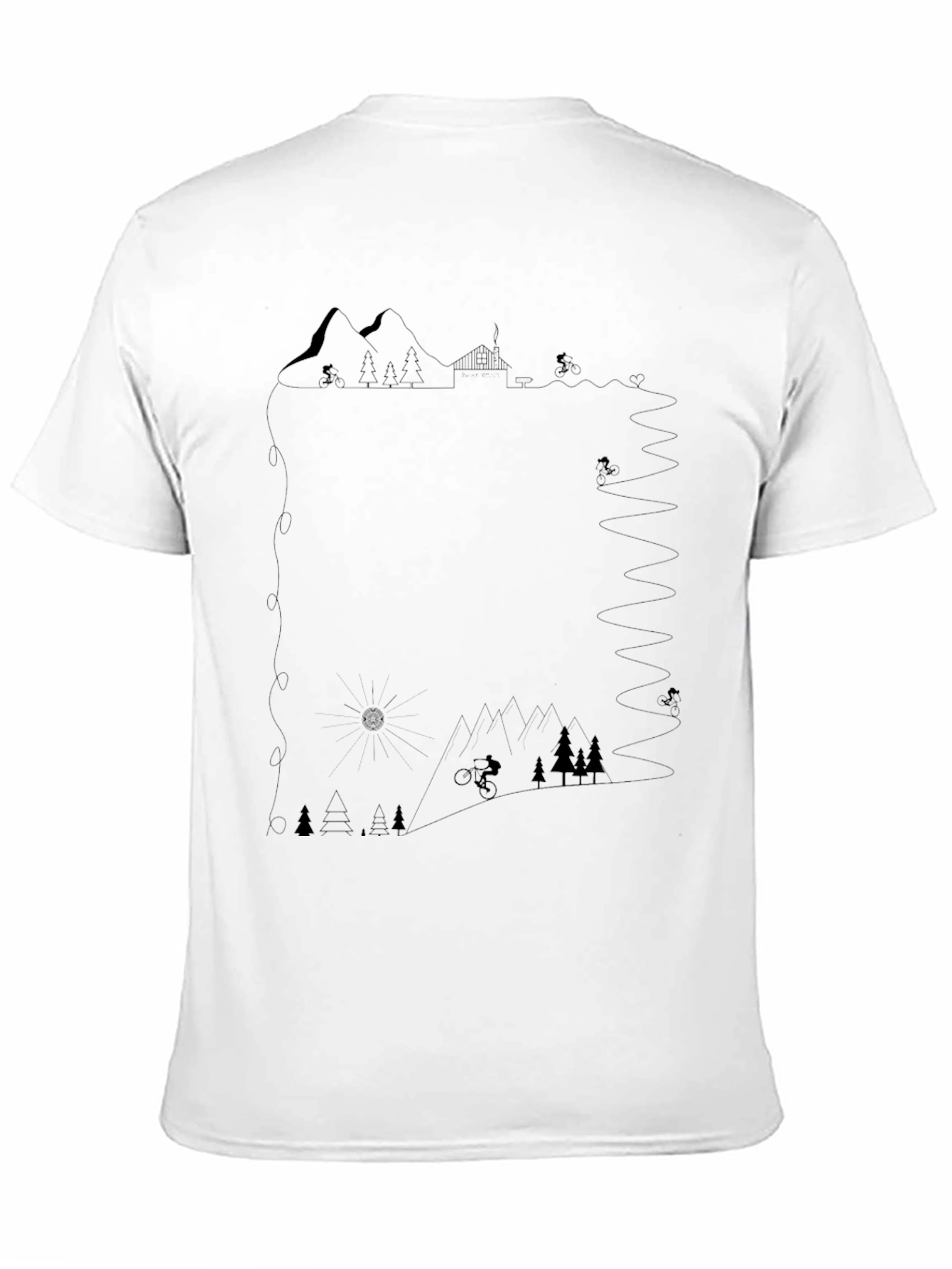 Mountain Biking T-Shirt - Adventure Trail Tee