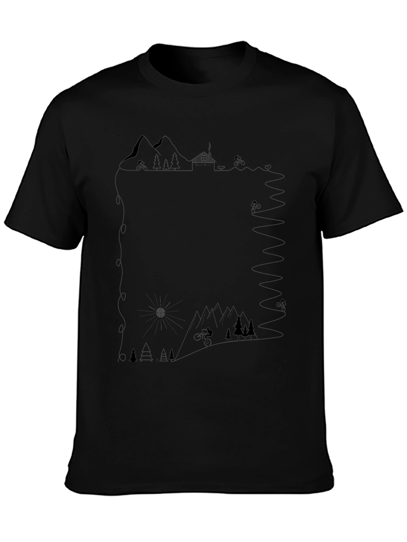 Mountain Biking T-Shirt - Adventure Trail Tee