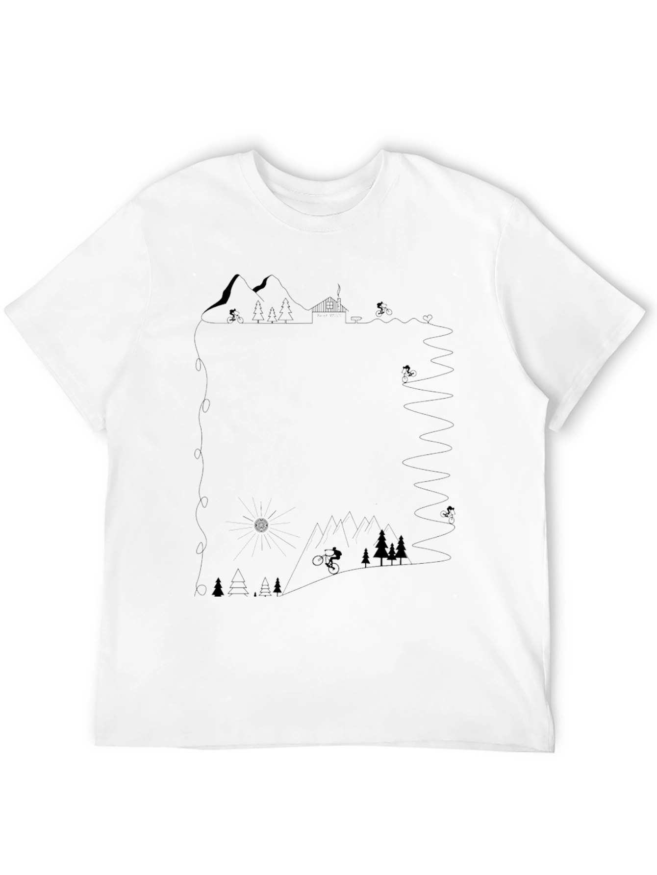 Mountain Biking T-Shirt - Adventure Trail Tee