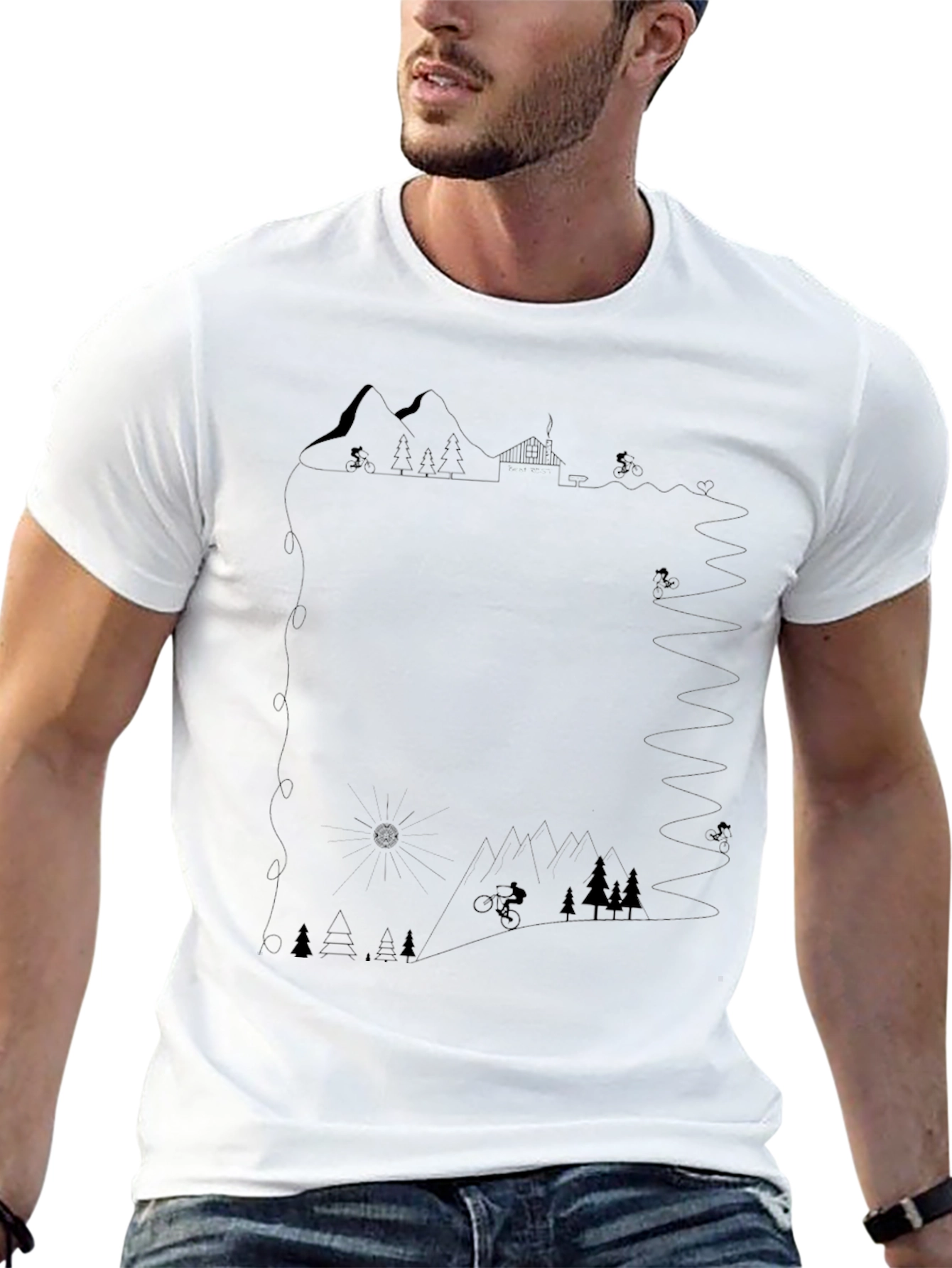 Mountain Biking T-Shirt - Adventure Trail Tee