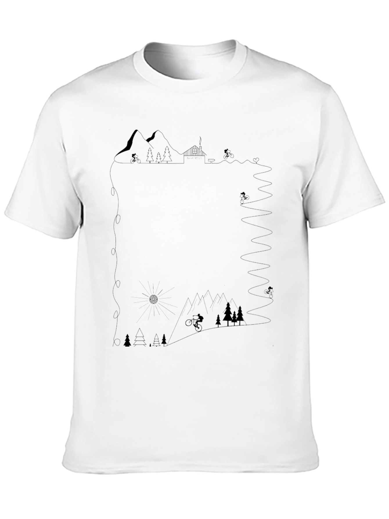 Mountain Biking T-Shirt - Adventure Trail Tee