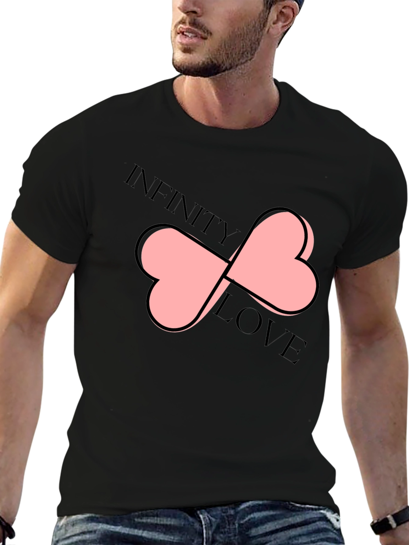 Infinity Love T-Shirt Black