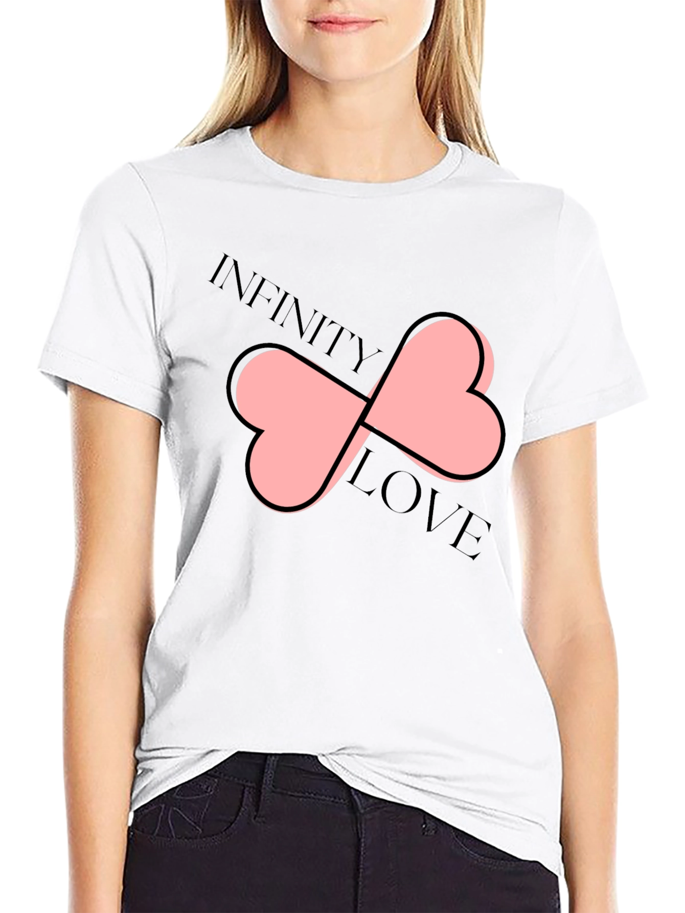 Infinity Love T-Shirt Black