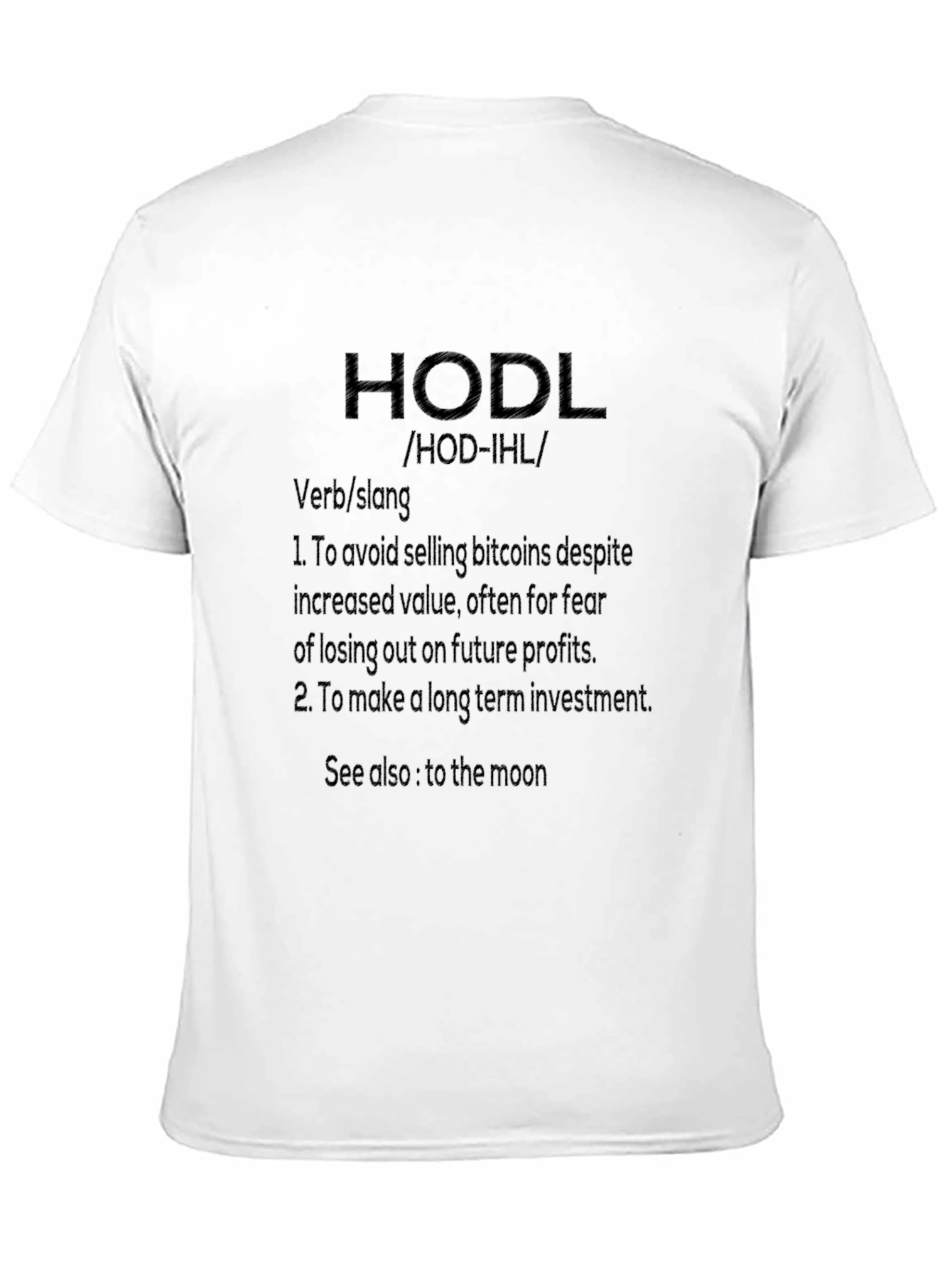 HODL Definition Black T-Shirt