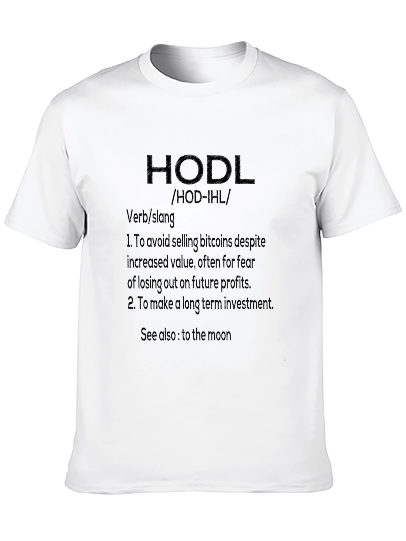HODL Definition Black T-Shirt