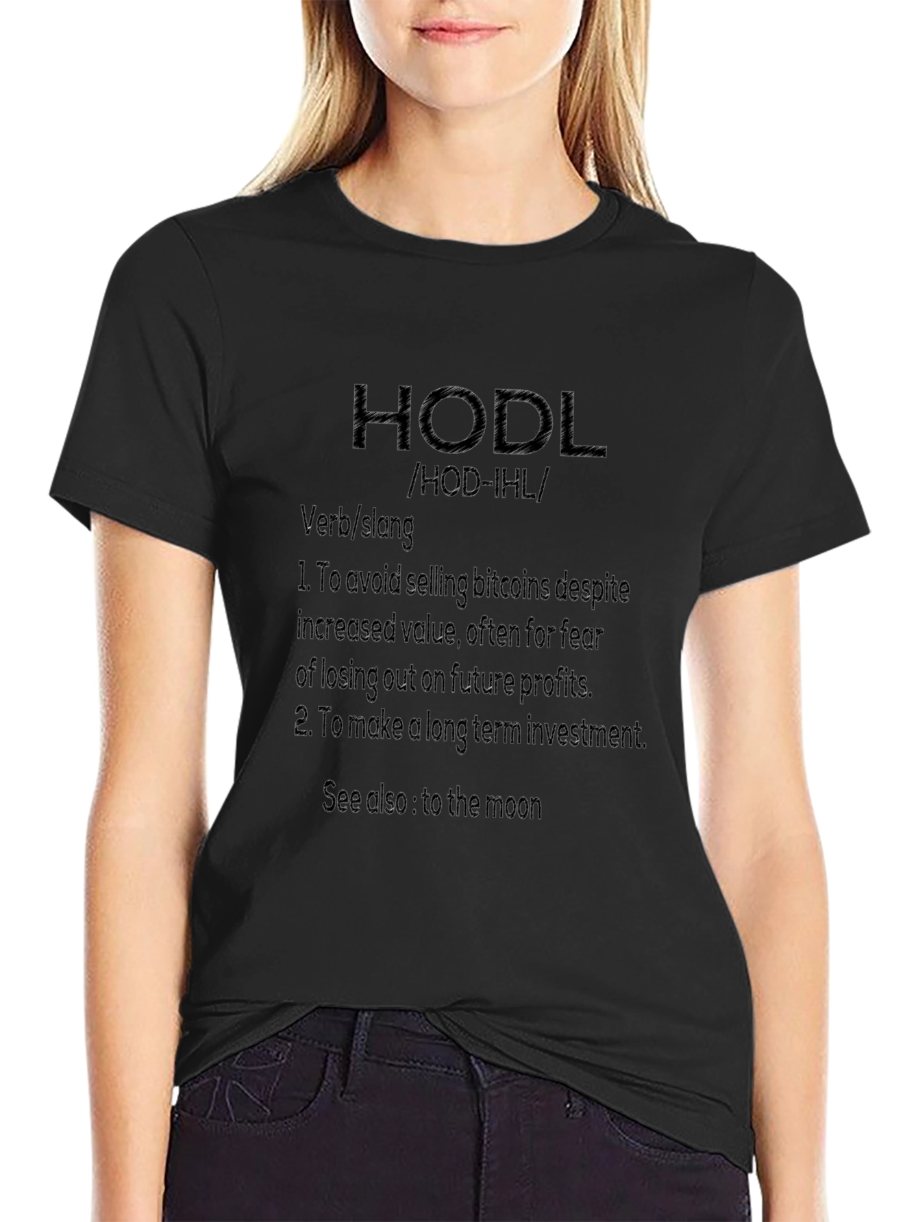 HODL Definition Black T-Shirt