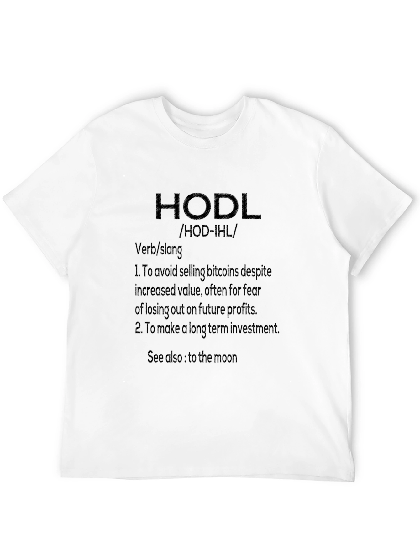HODL Definition Black T-Shirt