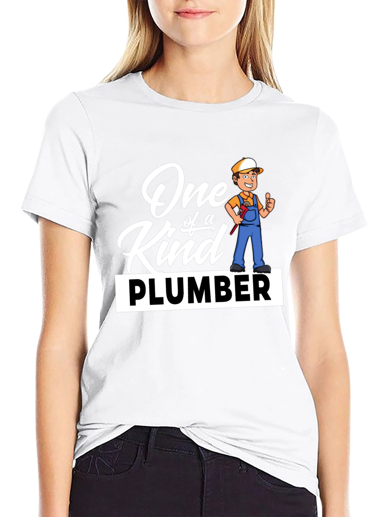 One of a Kind Plumber Graphic T-Shirt