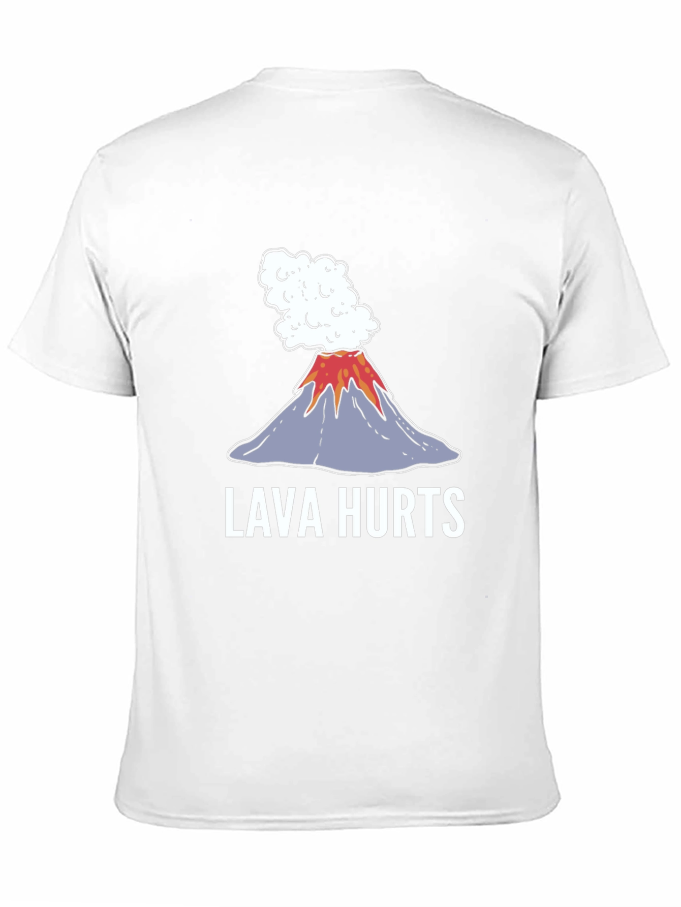 Lava Hurts Graphic Tee - Volcano Humor T-Shirt