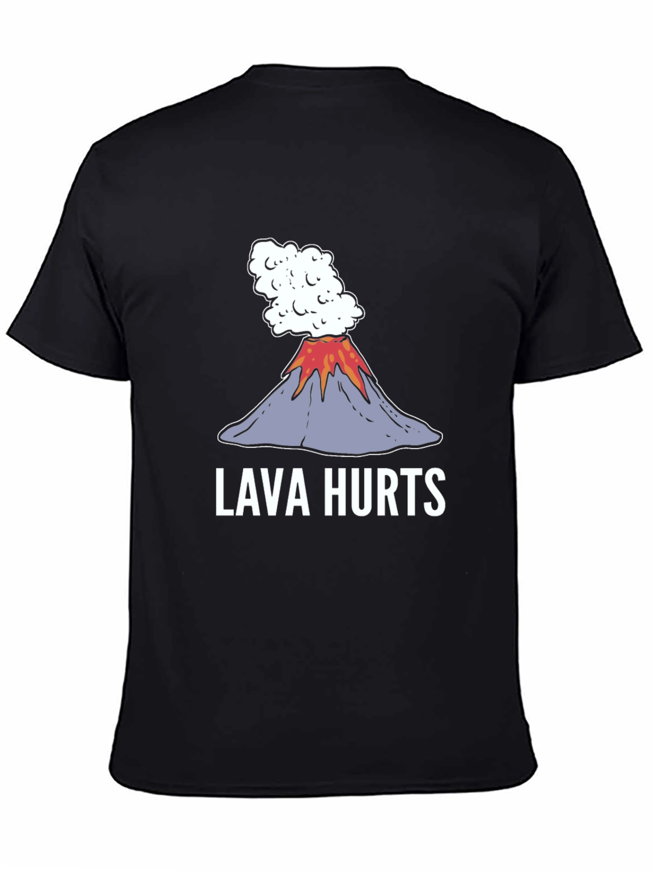 Lava Hurts Graphic Tee - Volcano Humor T-Shirt